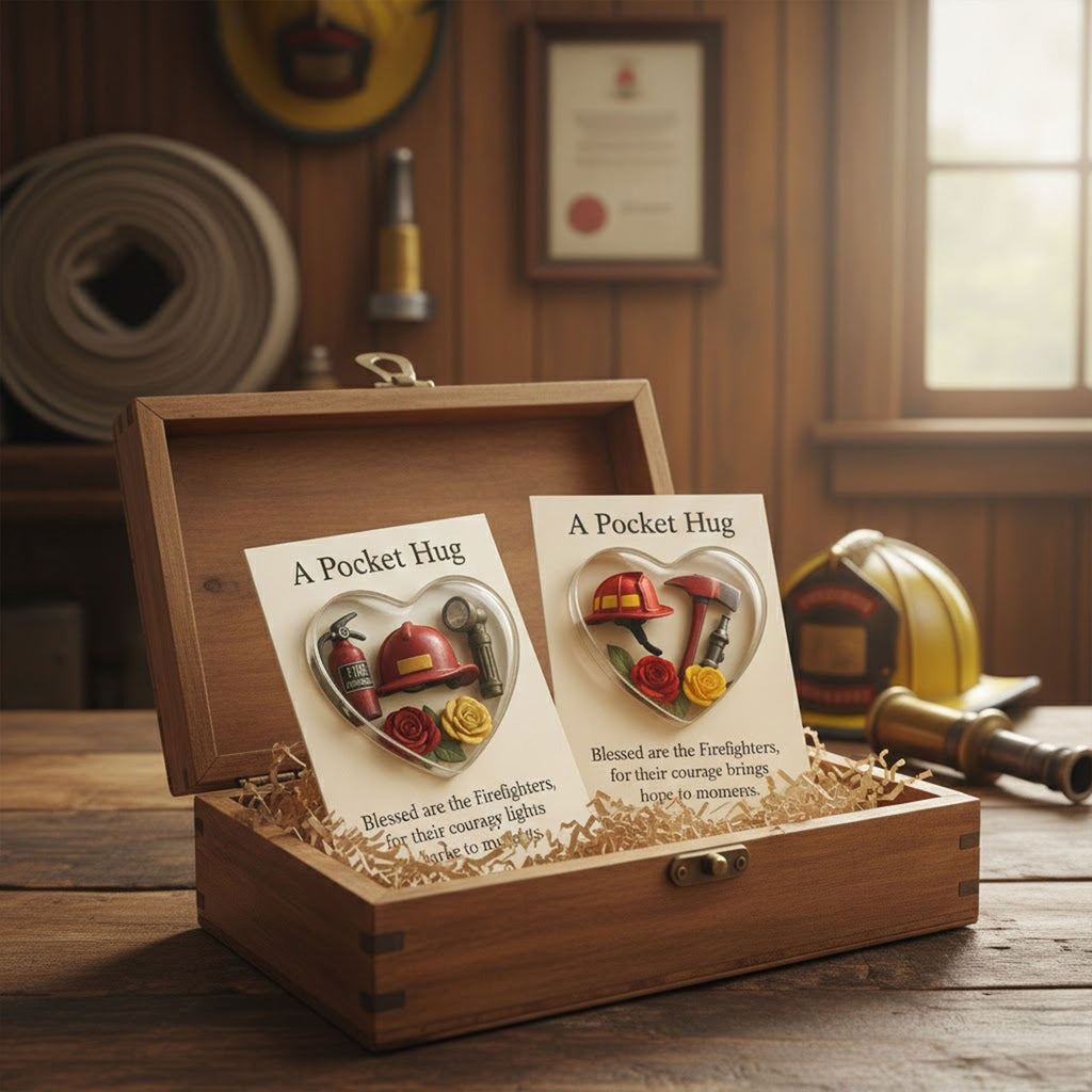 Firefighters Pocket Hug Gift TNSM