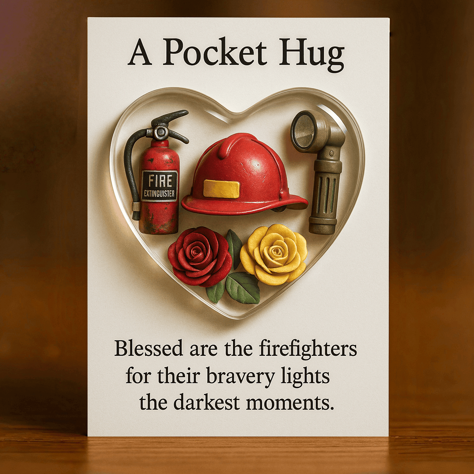 Firefighters Pocket Hug Gift TNSM