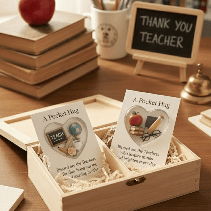 Teachers Pocket Hug Gift TNSM