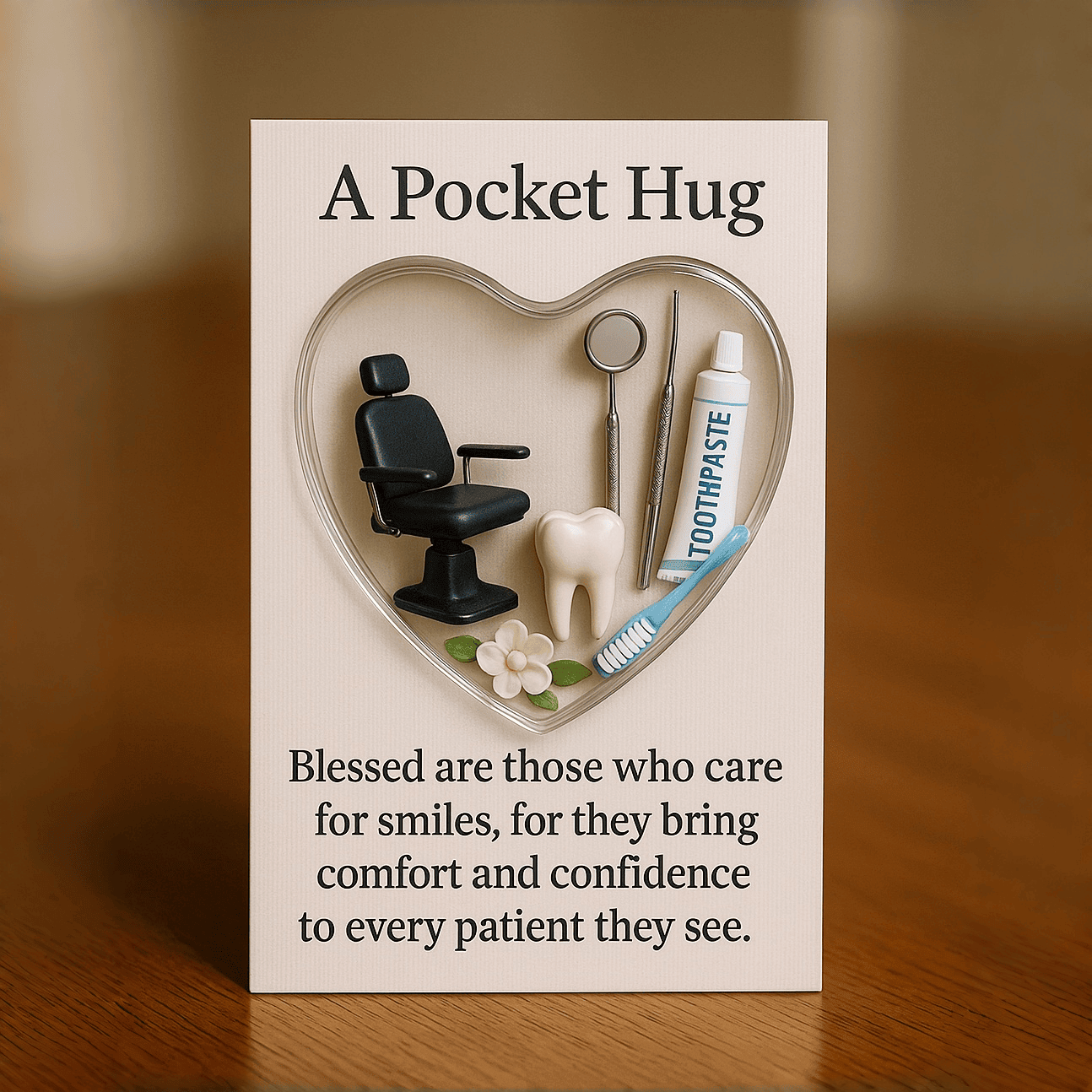 Dentists Pocket Hug Gift TNSM