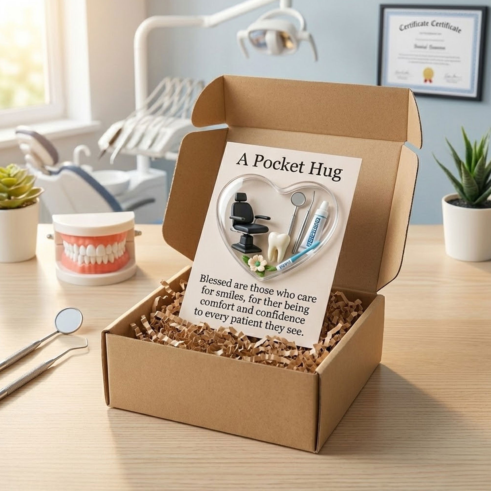 Dentists Pocket Hug Gift TNSM