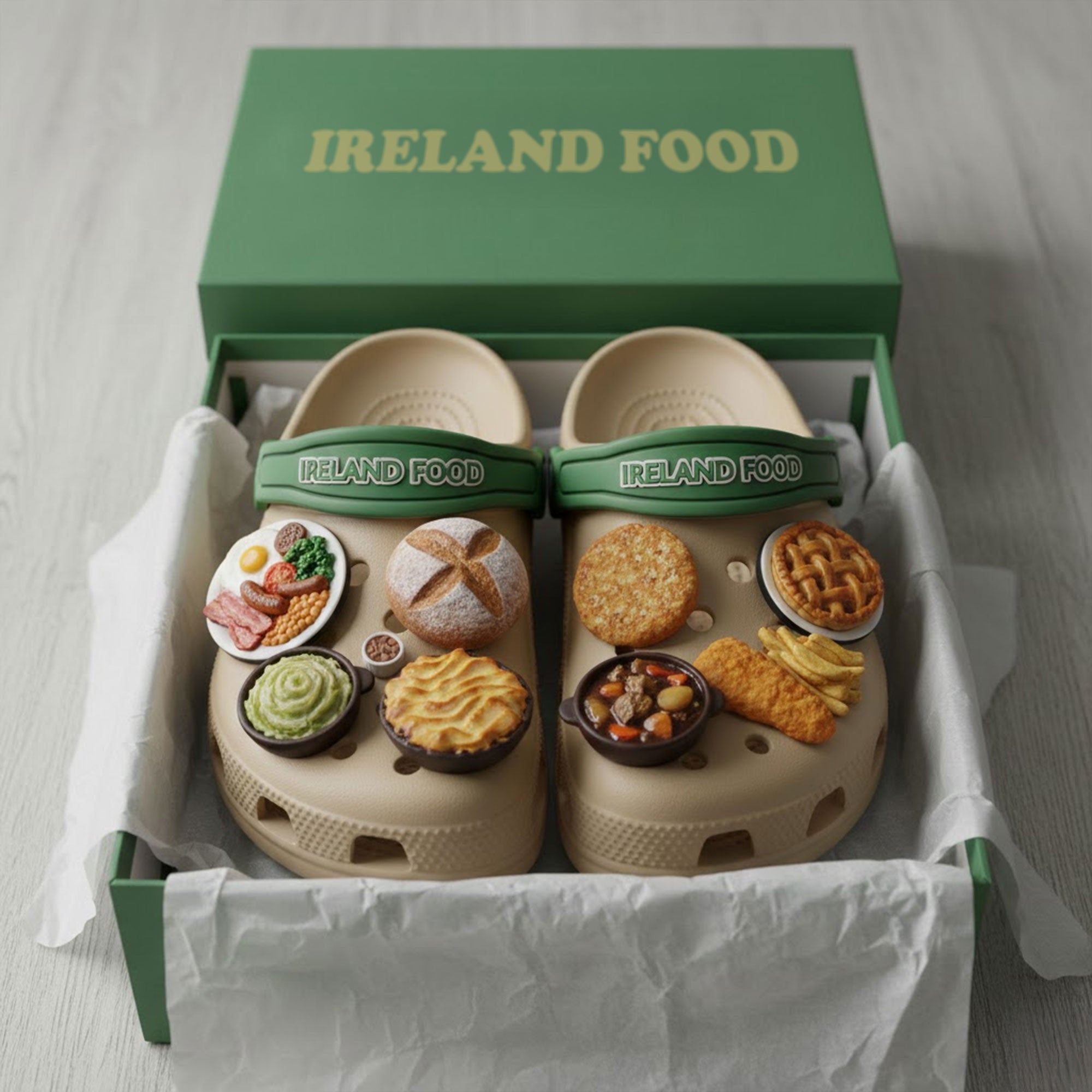 Ireland Food Lovers Premium Clogs TNSM