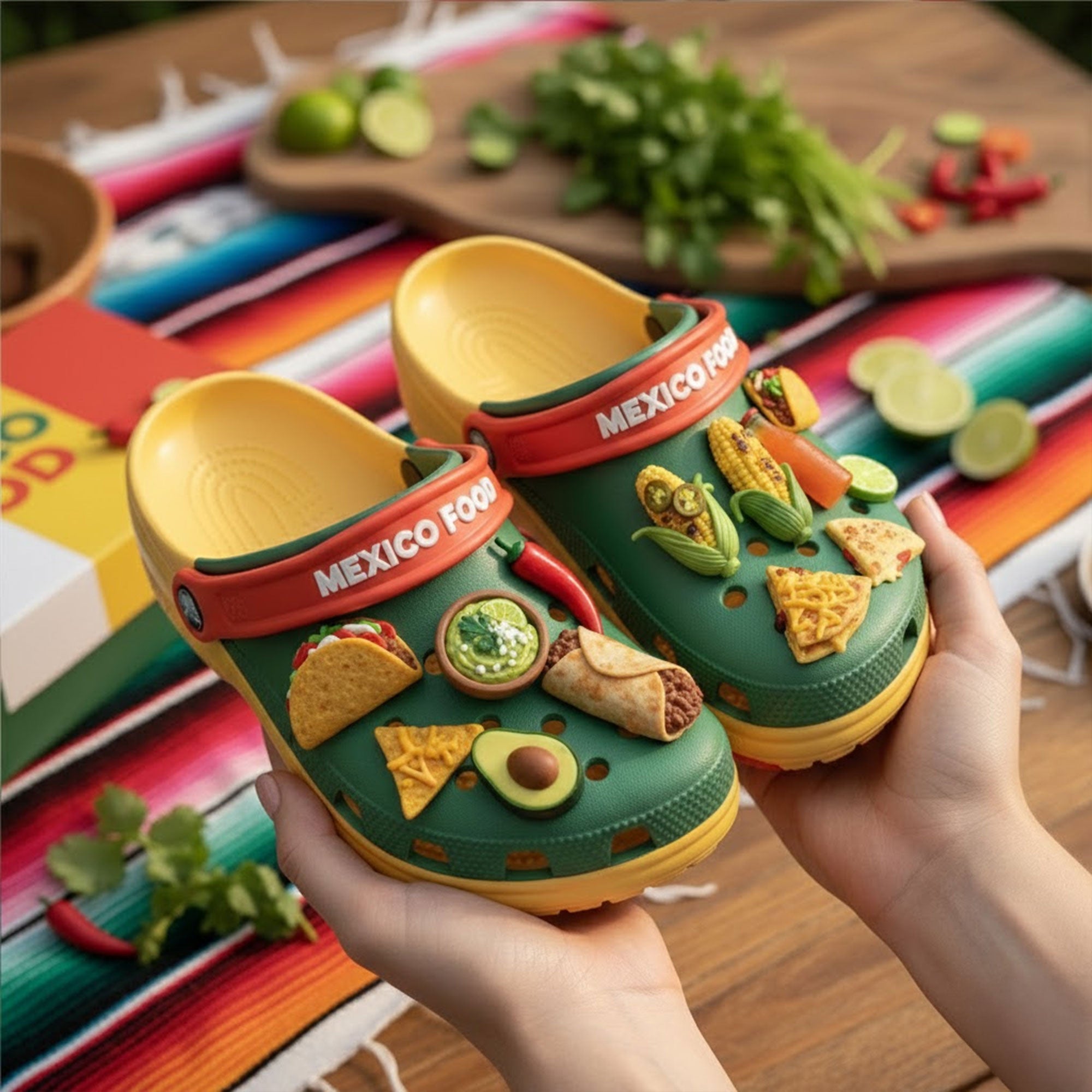 Mexico Food Lovers Premium Clogs TNSM