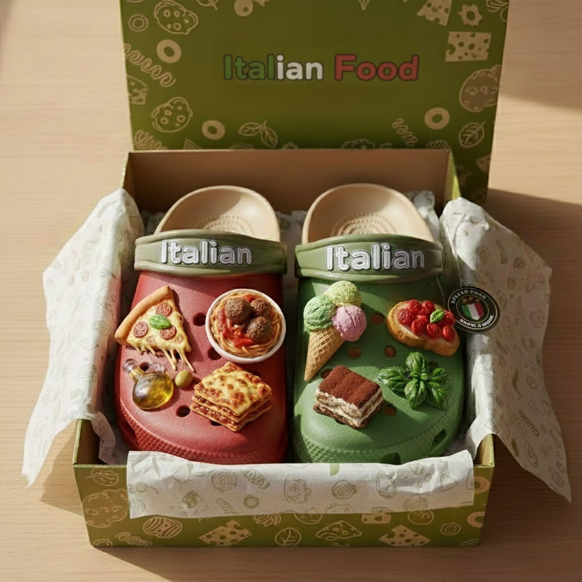 Italian Food Lovers Premium Clogs TNSM