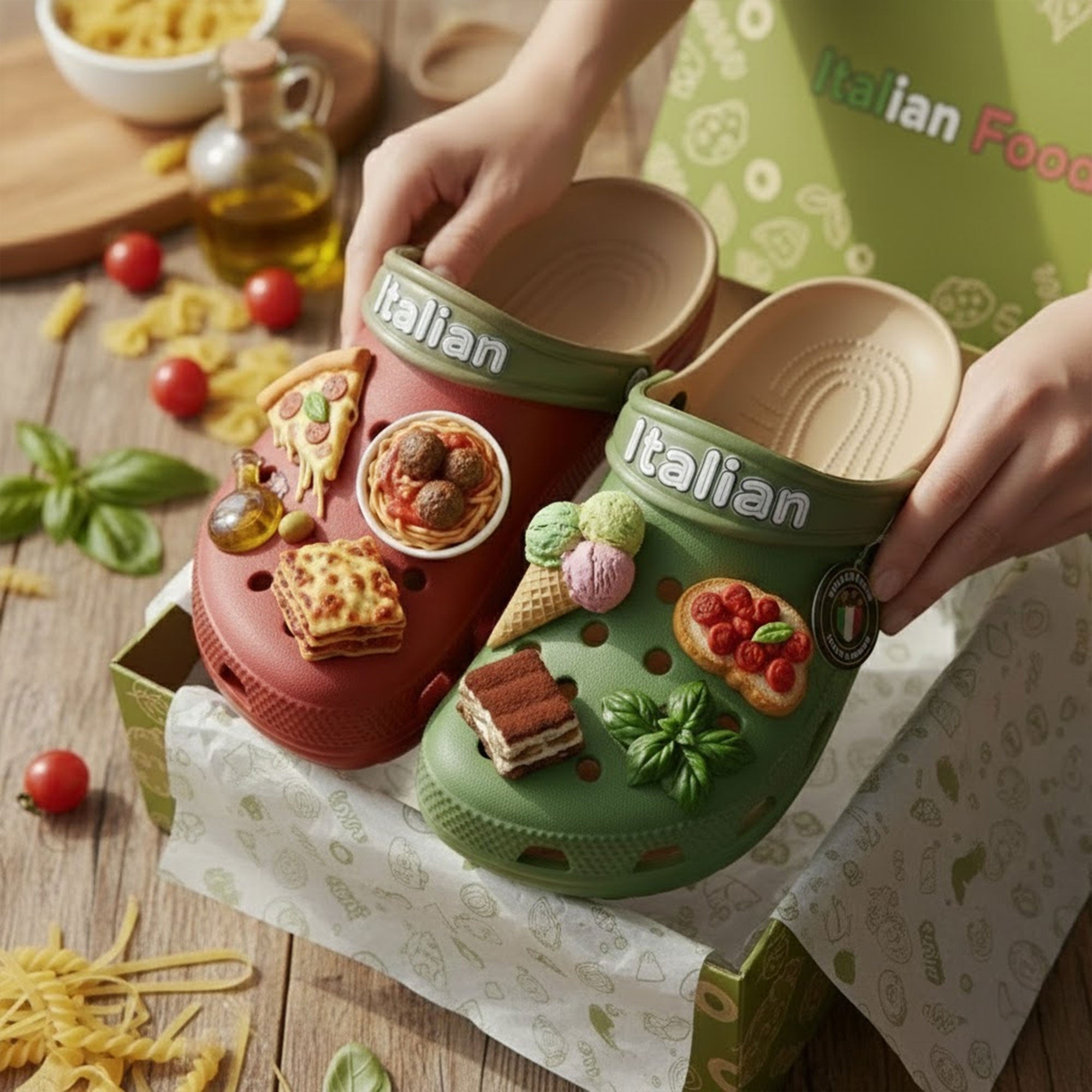 Italian Food Lovers Premium Clogs TNSM