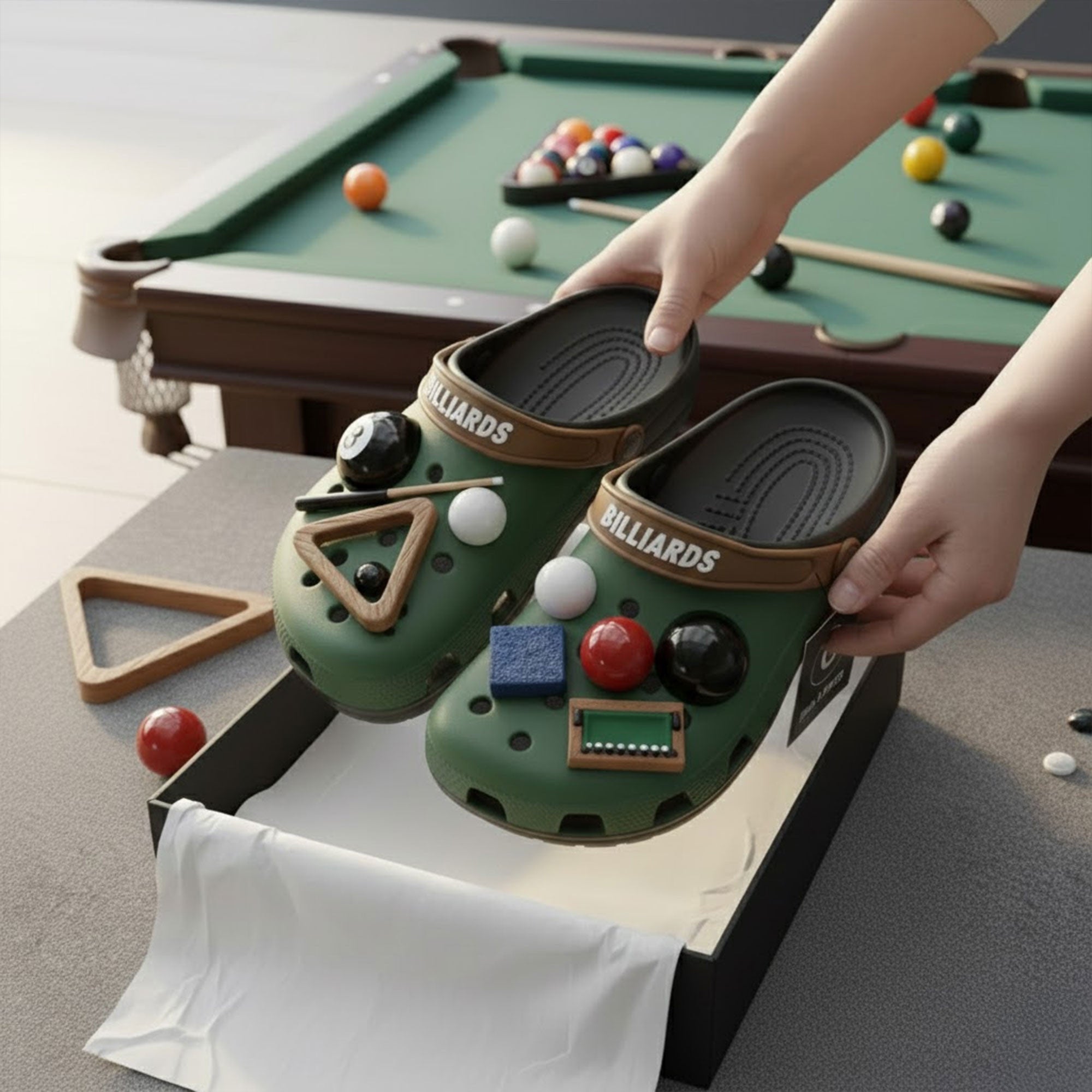 Billiards Premium Clogs TNSM