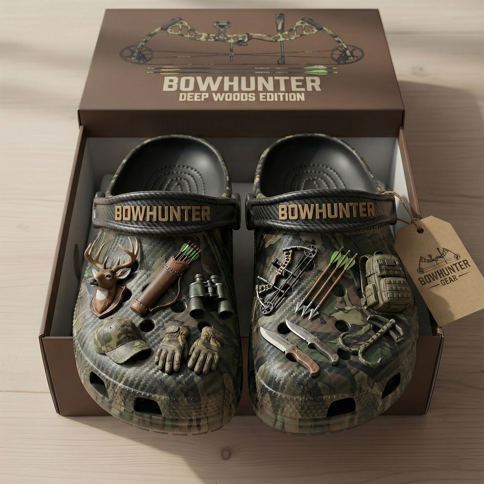 PREMIUM Bowhunting CLOGS WITH CHARMS LNTH