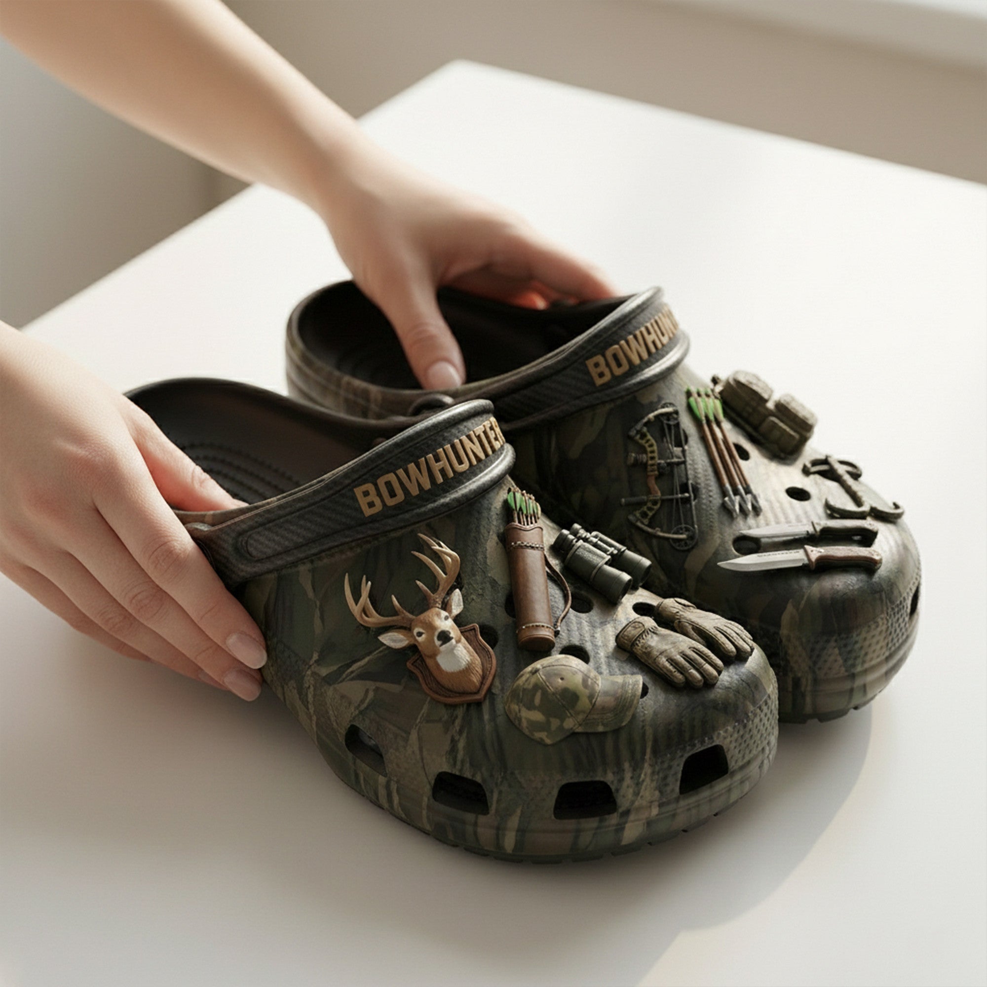 PREMIUM Bowhunting CLOGS WITH CHARMS LNTH