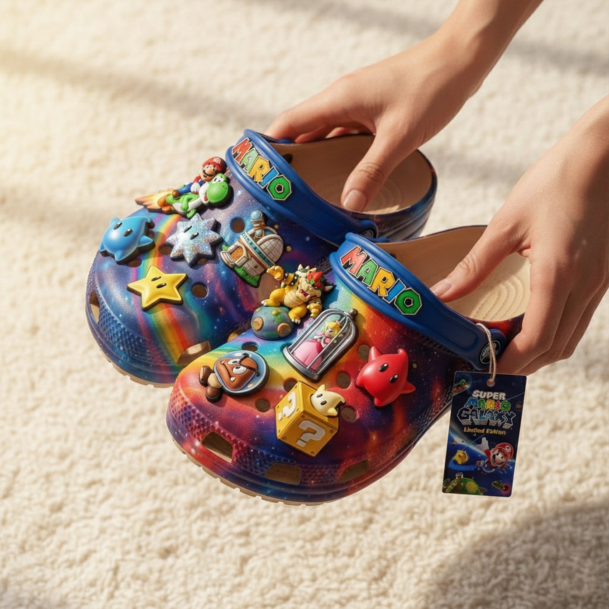 PREMIUM MRO CLOGS WITH CHARMS LNTH