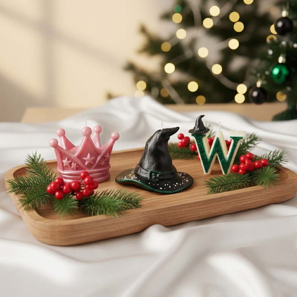 WKCD Premium Shaped Decorative Candle Set TNSM