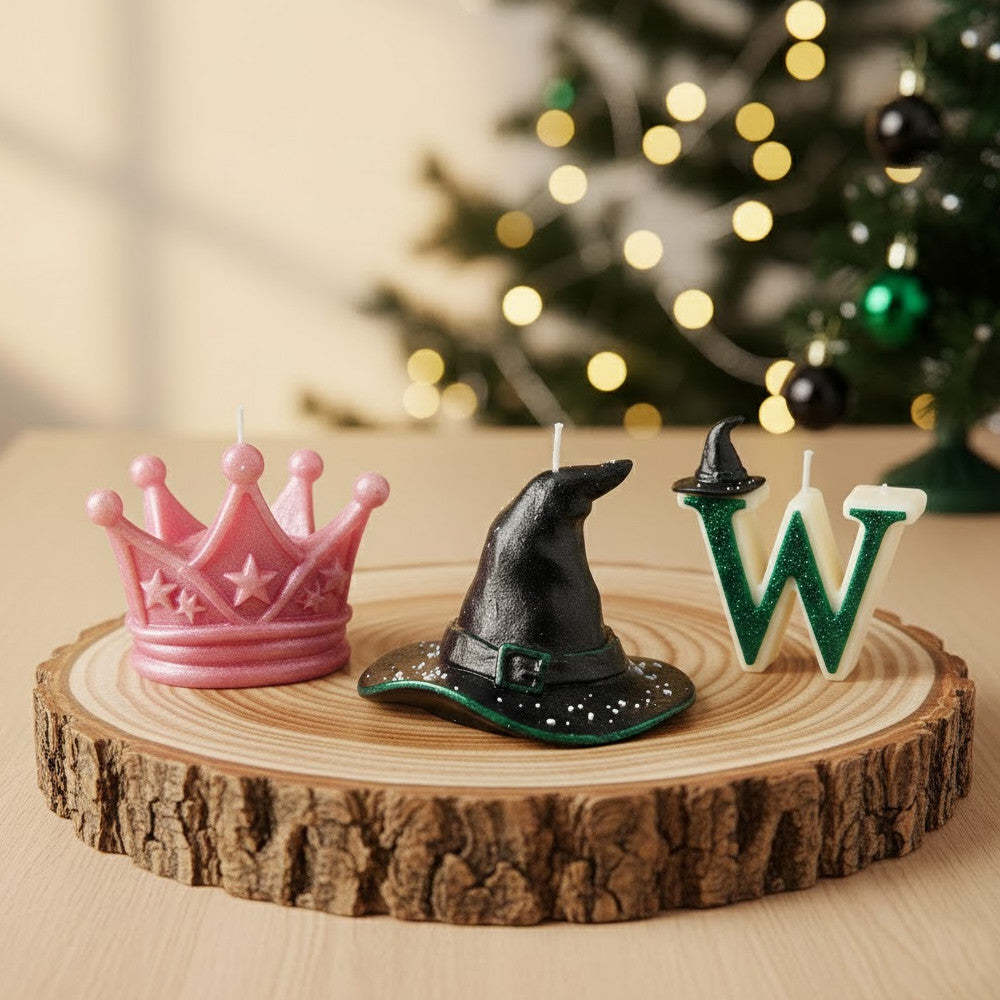 WKCD Premium Shaped Decorative Candle Set TNSM