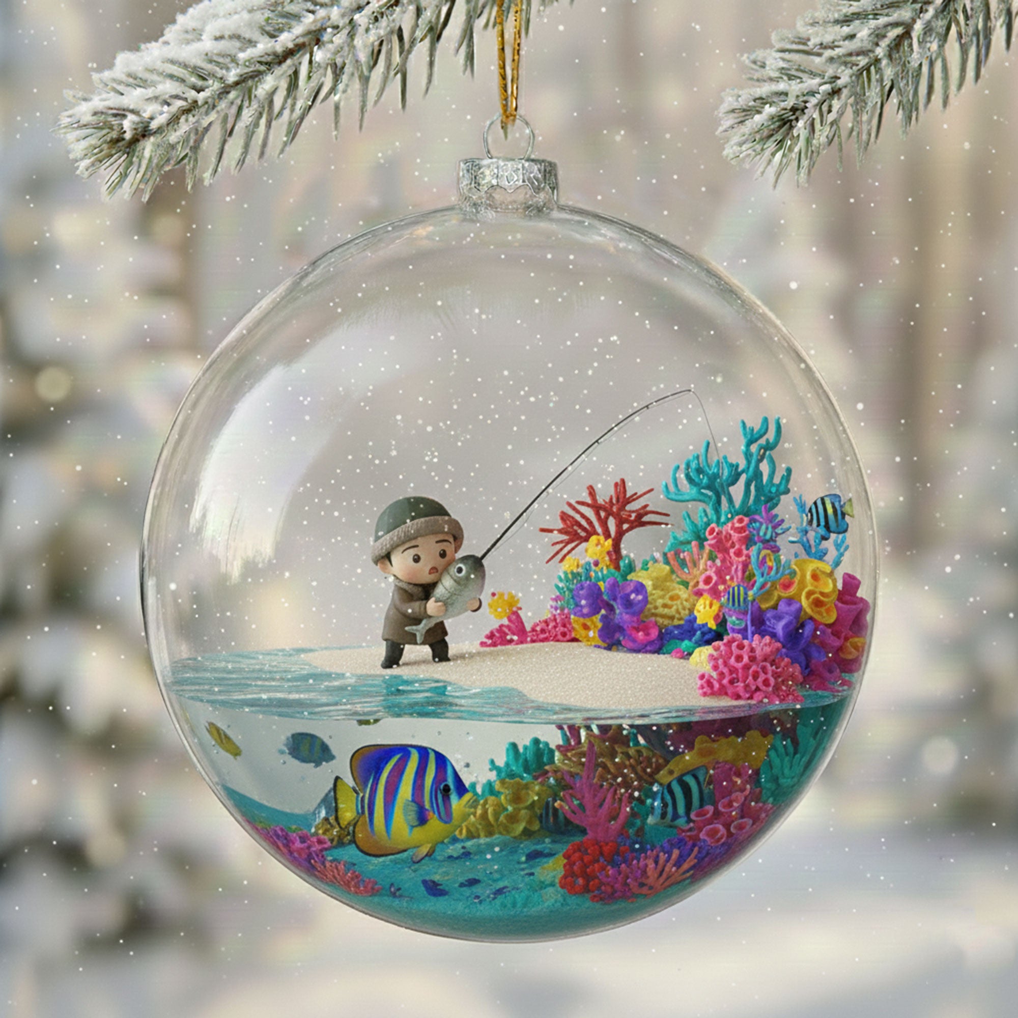 FISH Christmas Ornament HTTT