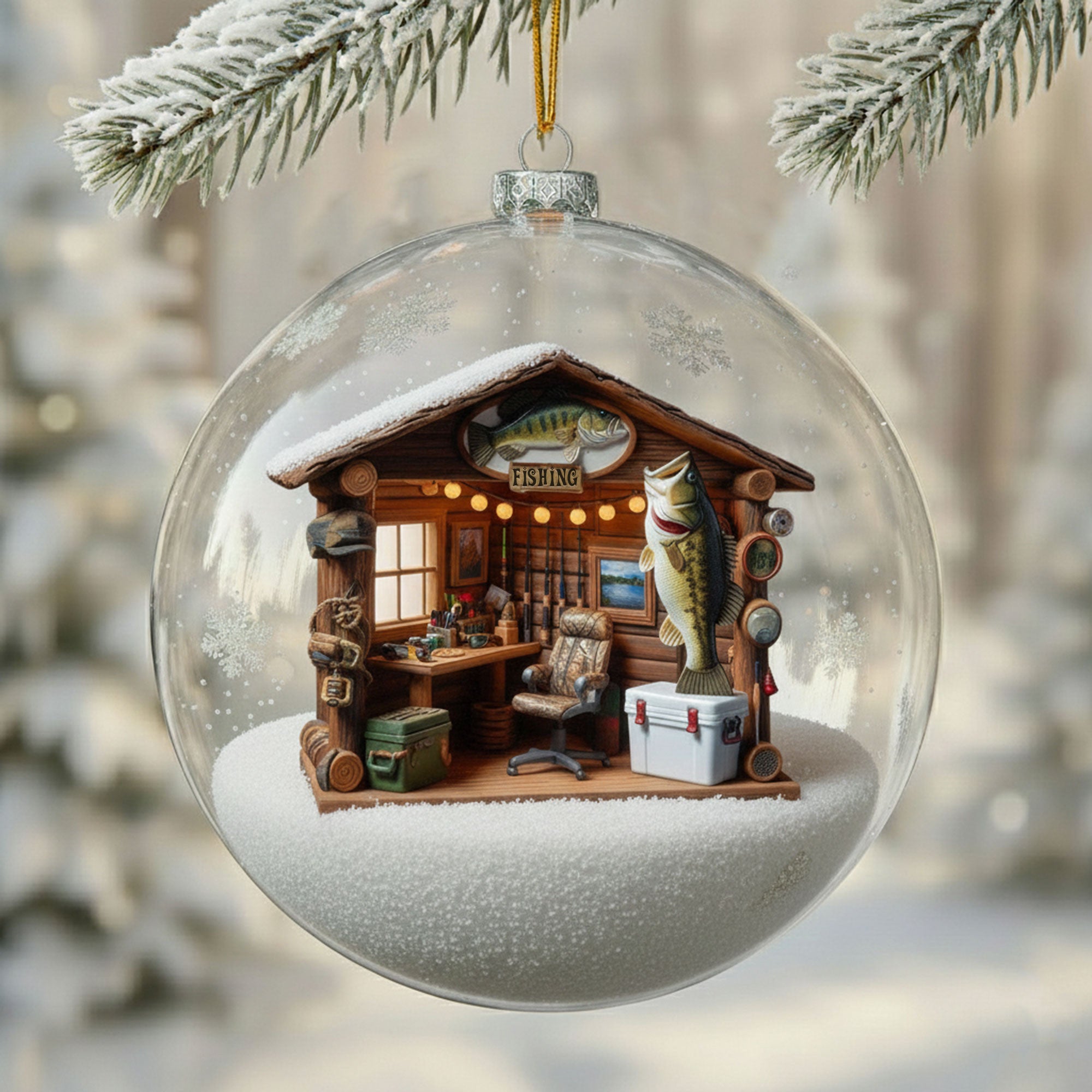 FISH Christmas Ornament HTTT