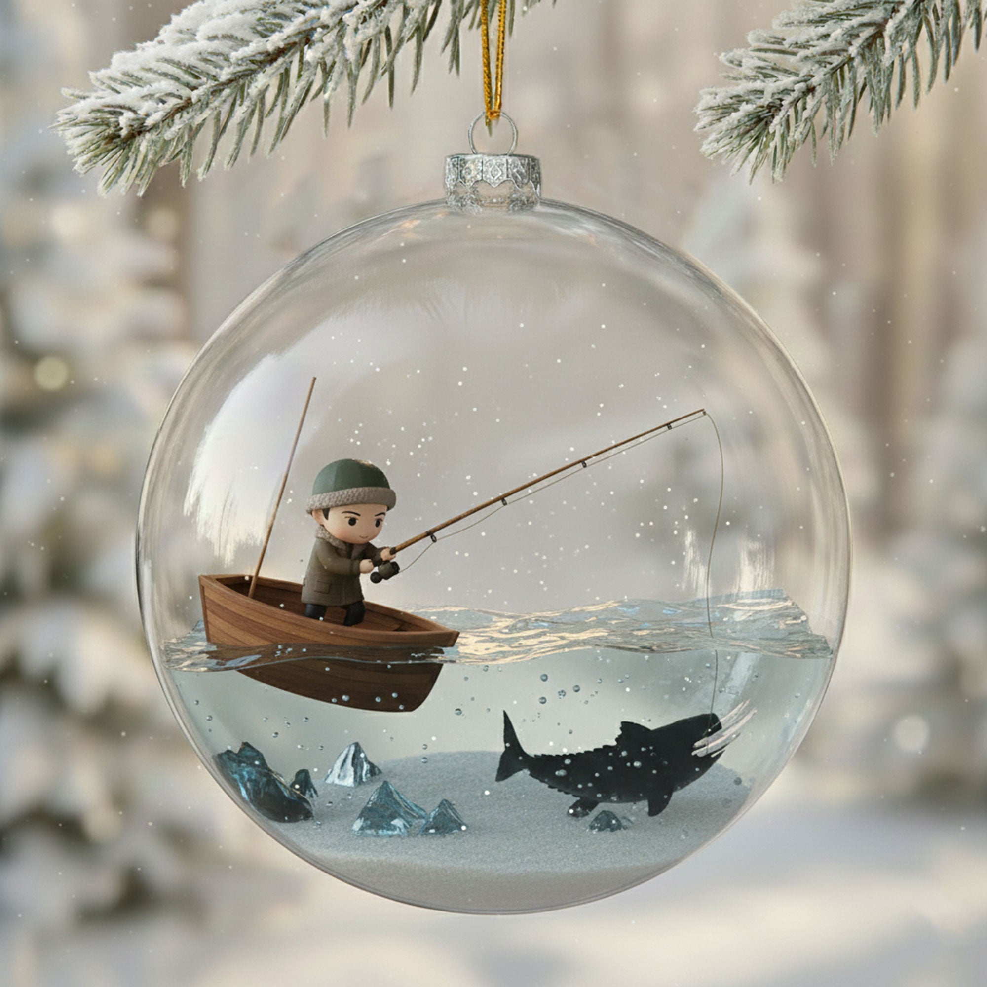 FISH Christmas Ornament HTTT