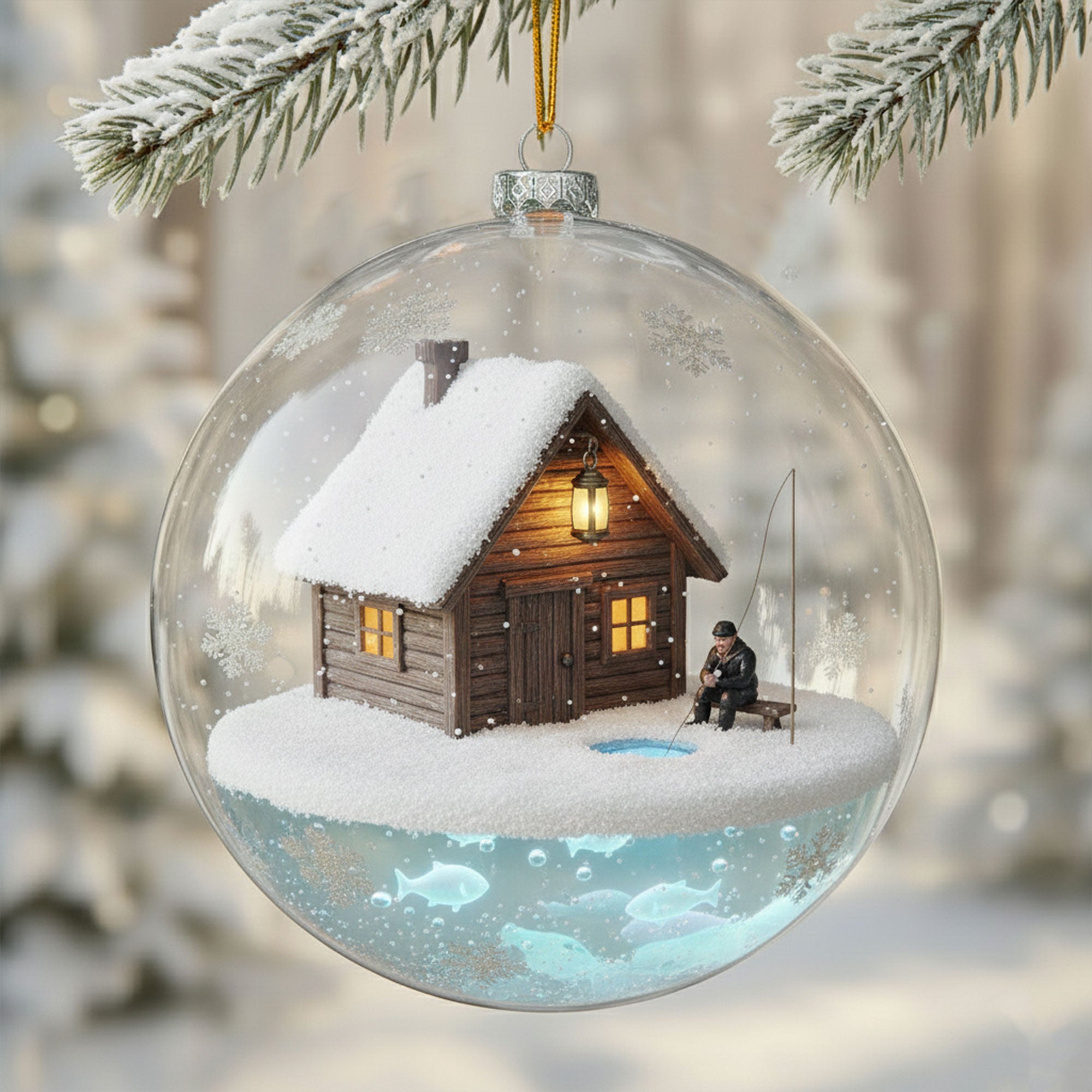 FISH Christmas Ornament HTTT