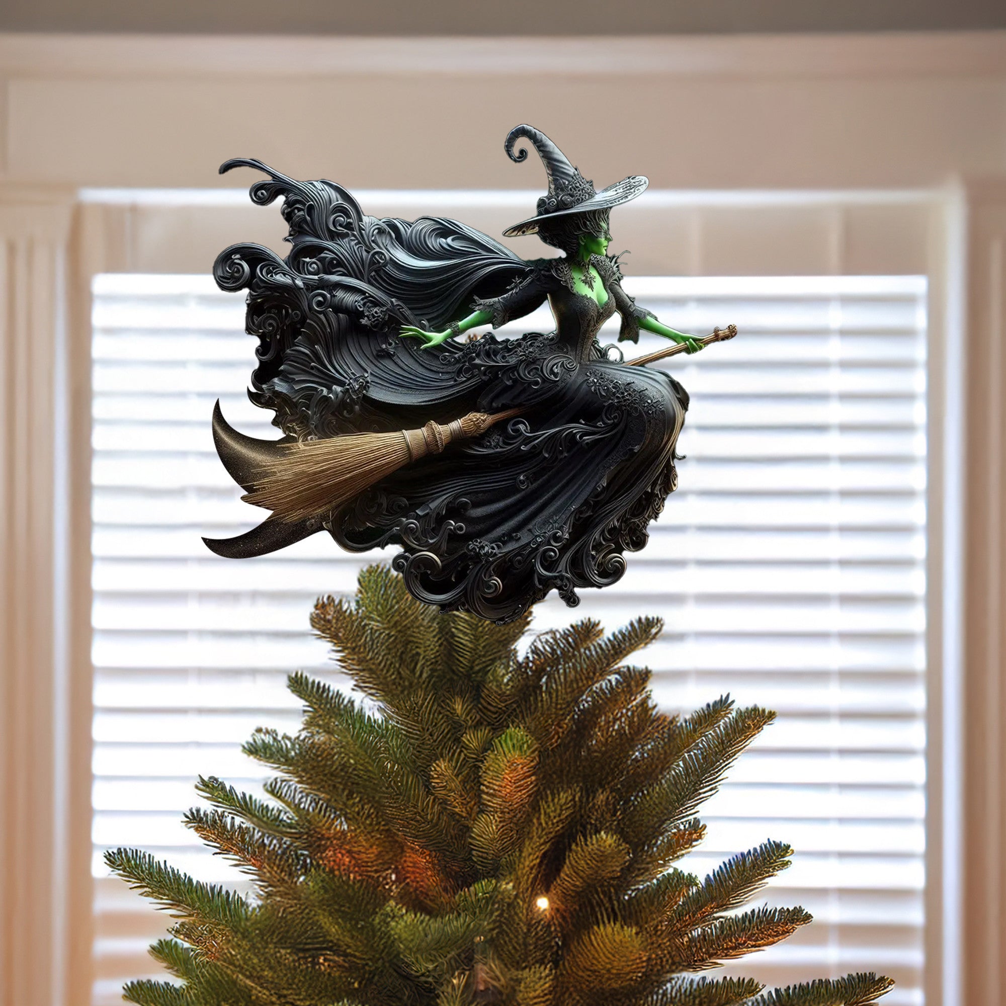 COMBO WKCD CHRISTMAS TREE TOPPER WITH ORNAMENT DAT