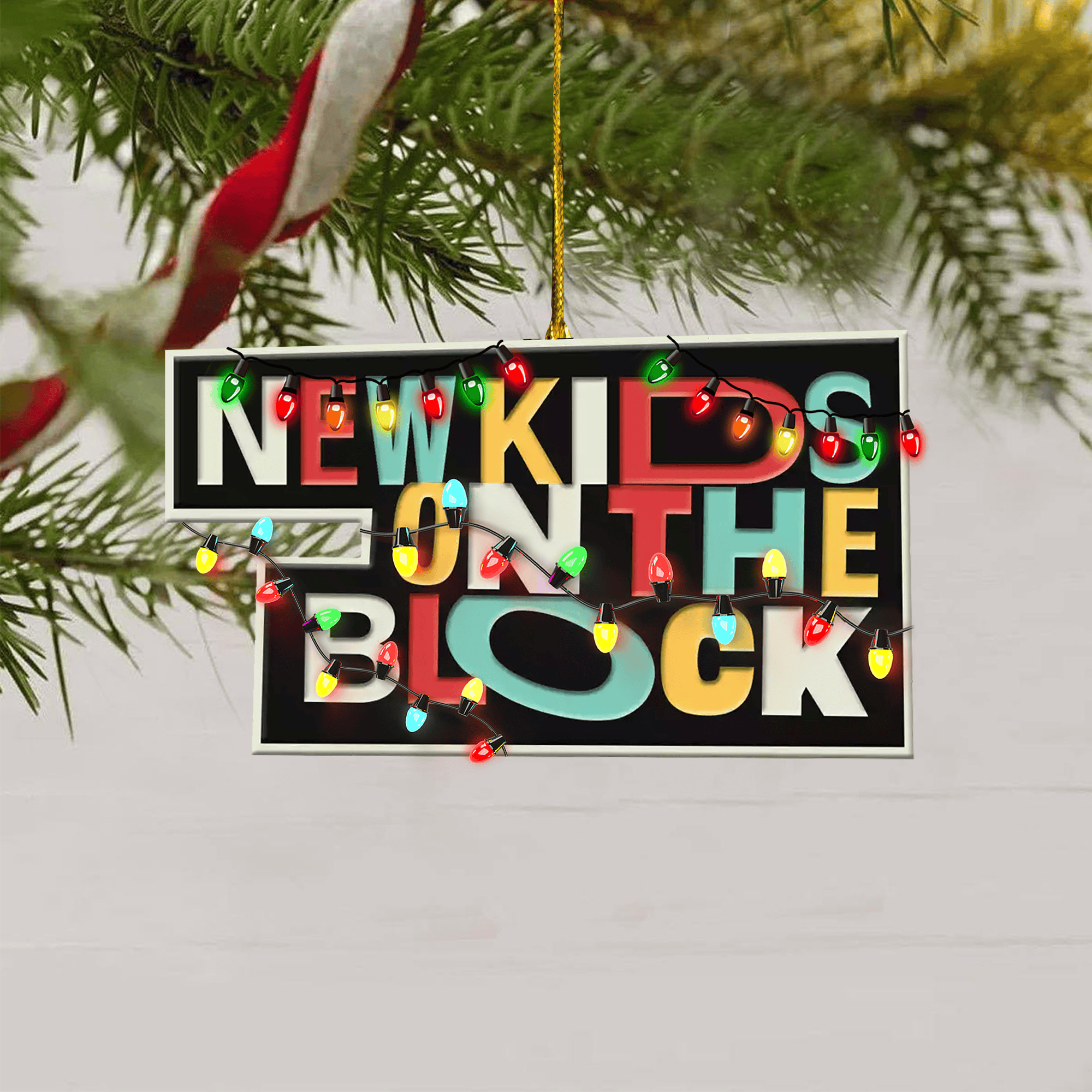 NKOTB Christmas Ornament DAT