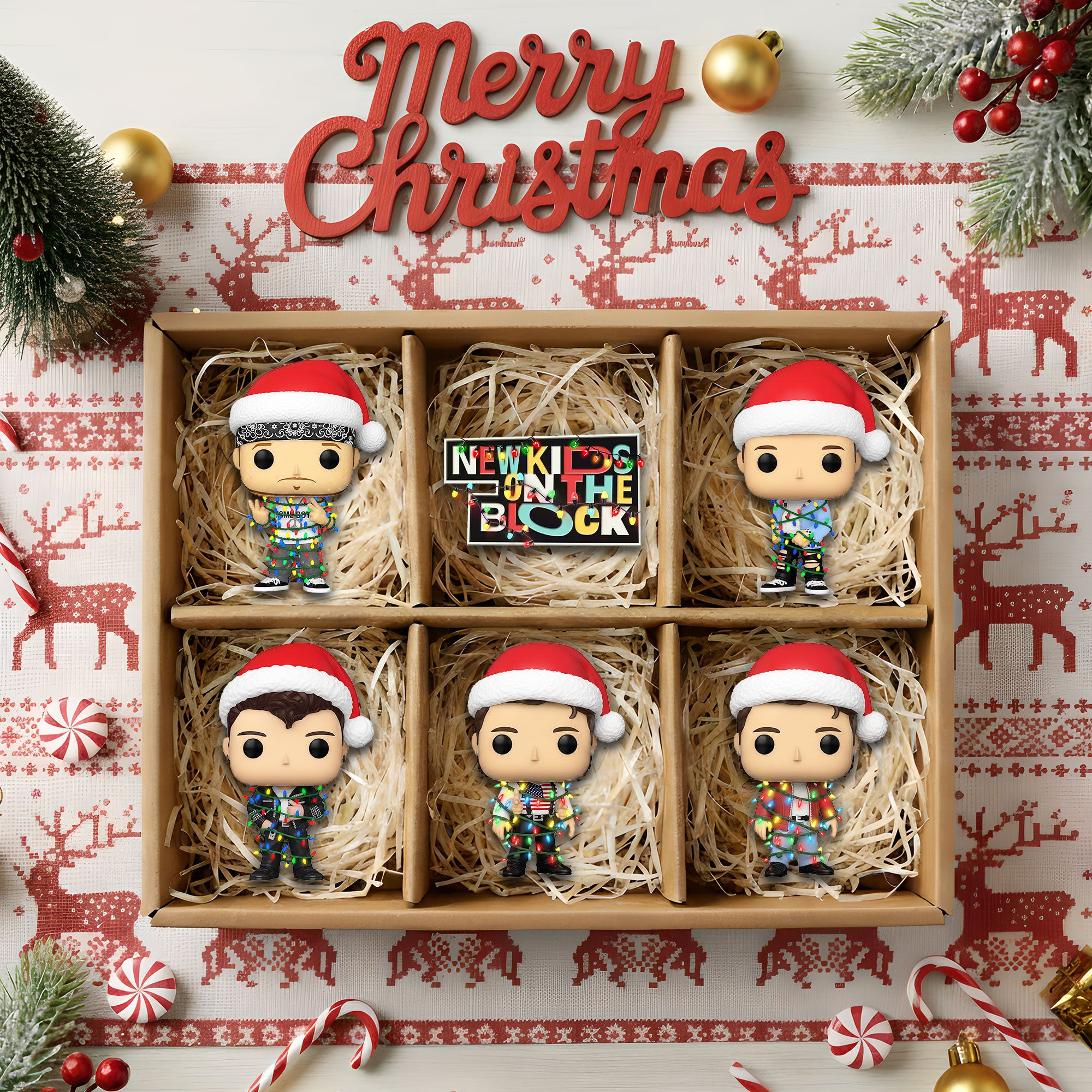 NKOTB Christmas Ornament DAT