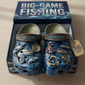 PREMIUM Big Game Fishing CLOGS WITH CHARMS LNTH