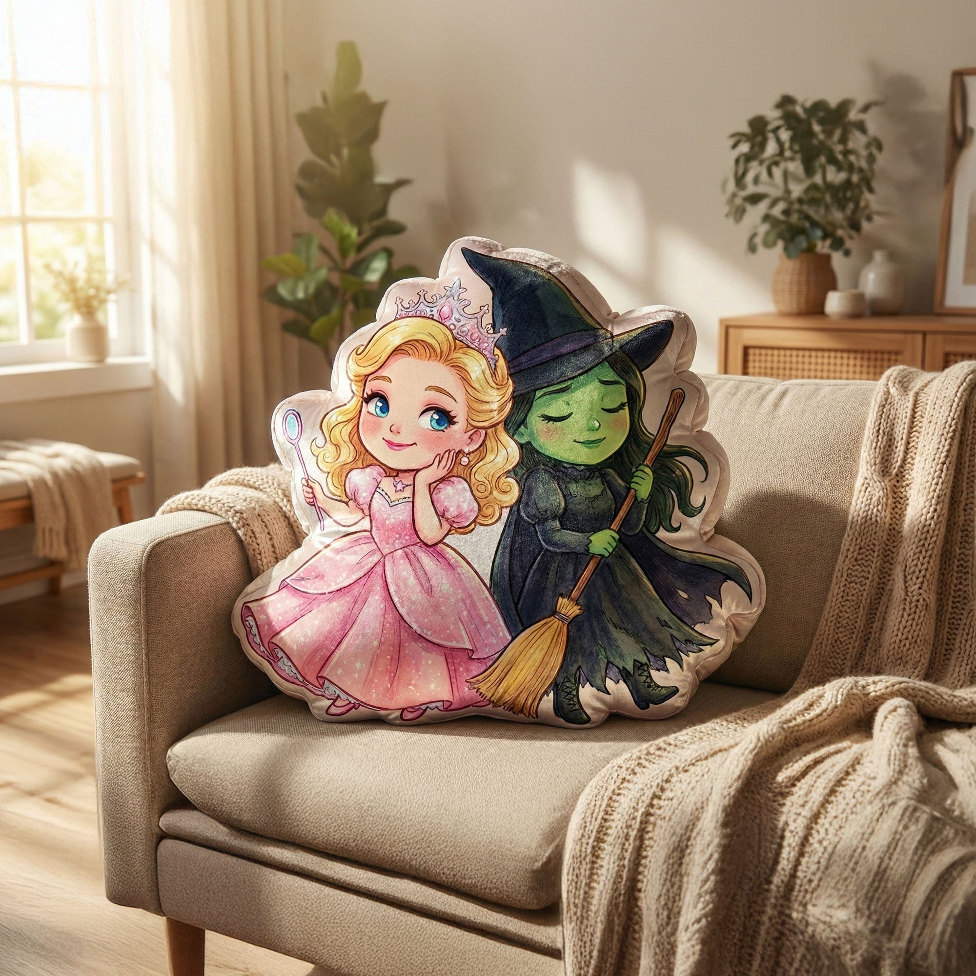 WKCD Irregularly Shaped Flannel Pillow HTTT