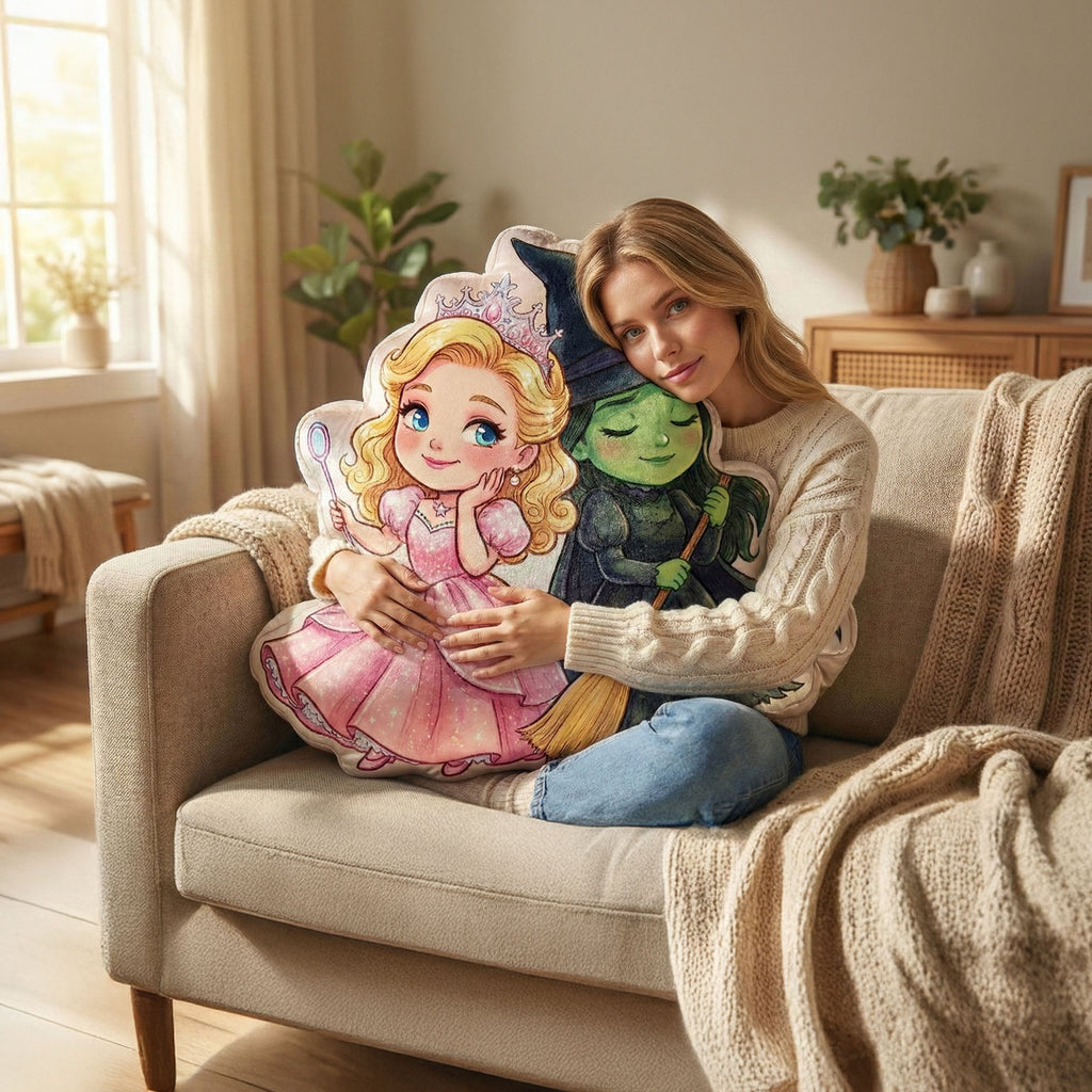 WKCD Irregularly Shaped Flannel Pillow HTTT