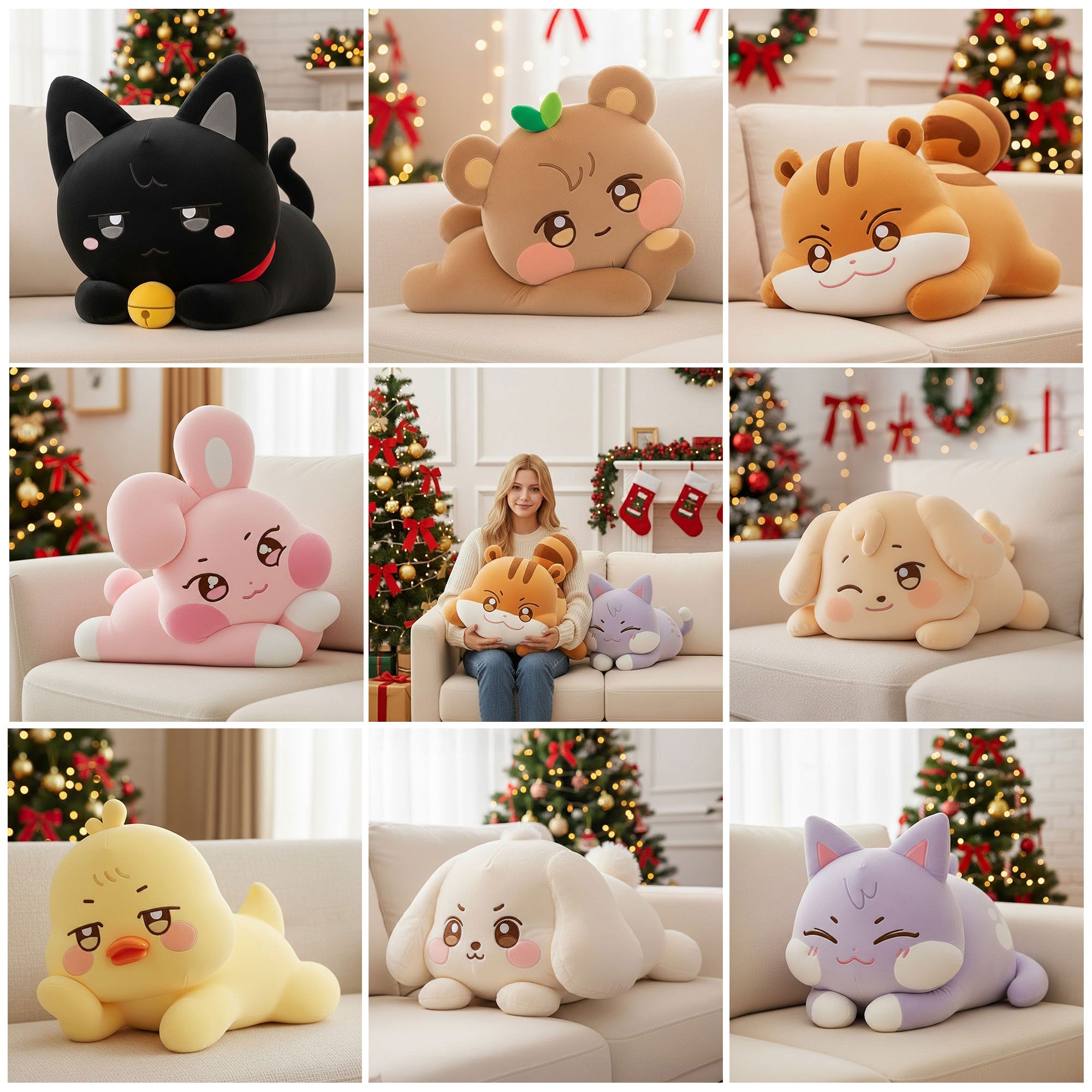 ATEEZ Luxurious Plush Pillows TNSM