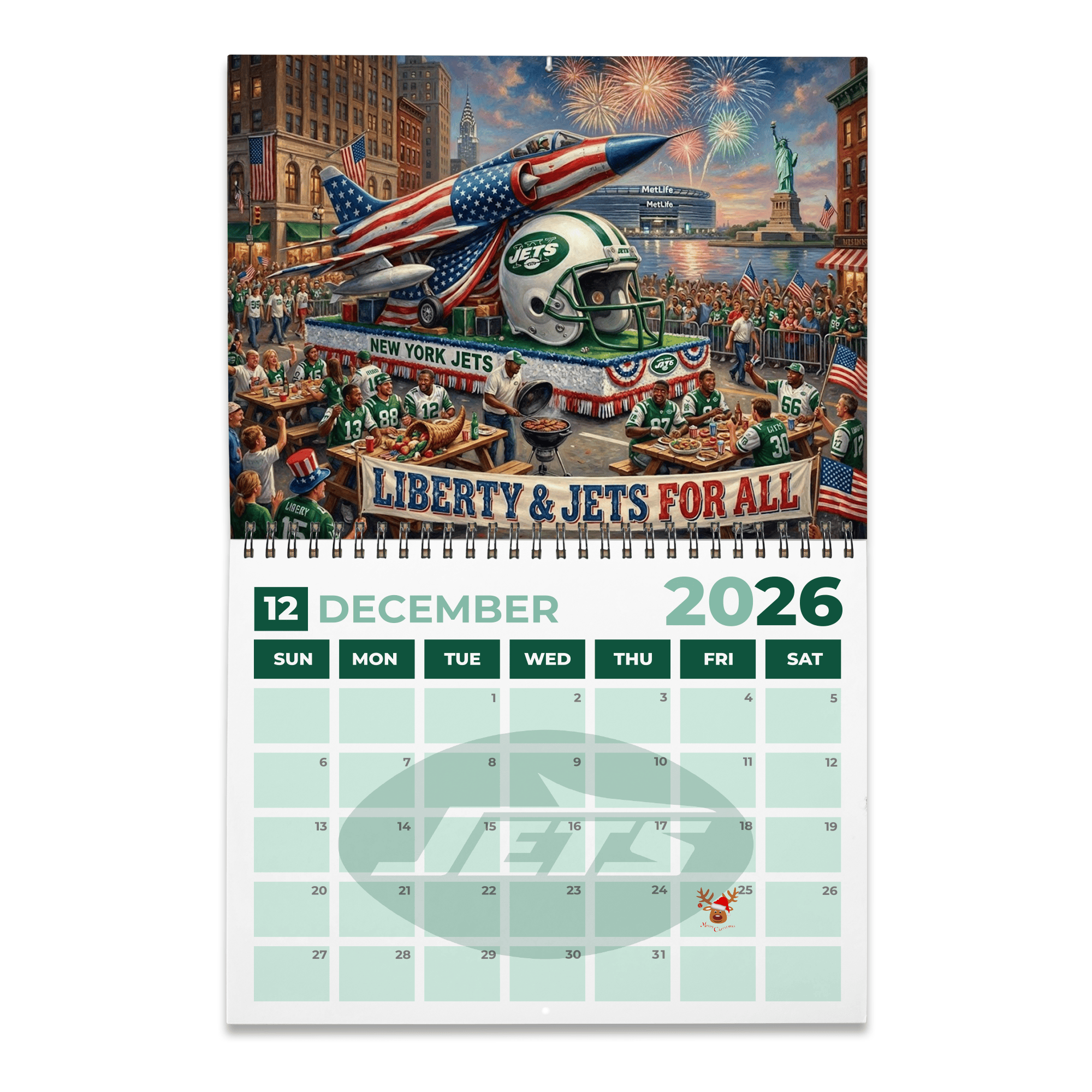 PREMIUM NYJ 2026 CALENDAR TNSM