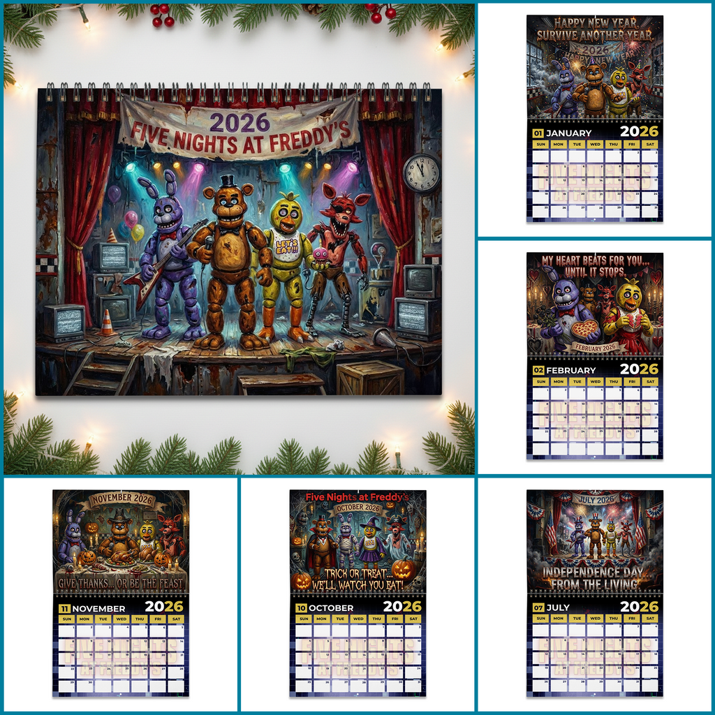 PREMIUM 5NAF 2026 CALENDAR TNSM