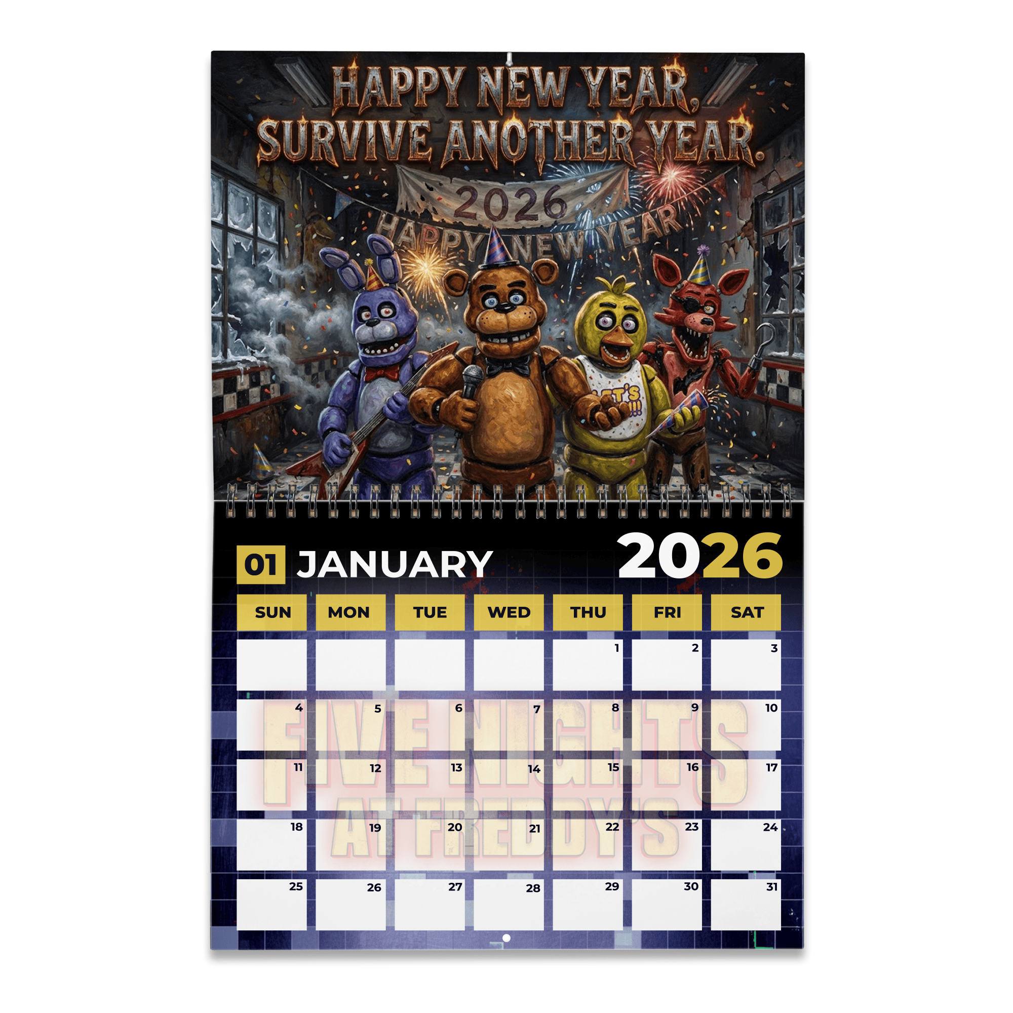 PREMIUM 5NAF 2026 CALENDAR TNSM