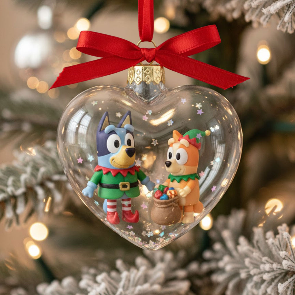 BLU Heart Ornament TNSM