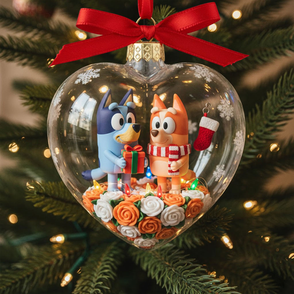 BLU Heart Ornament TNSM