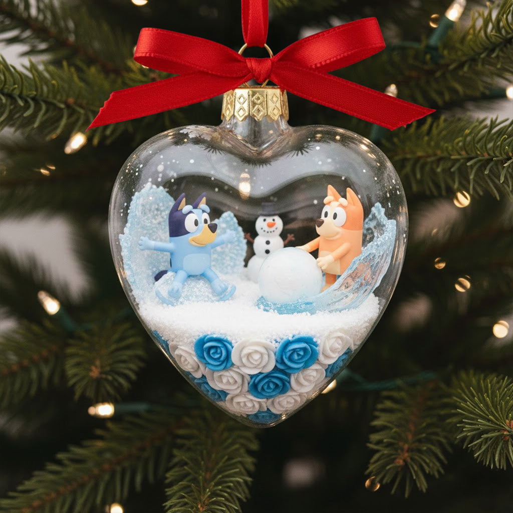 BLU Heart Ornament TNSM