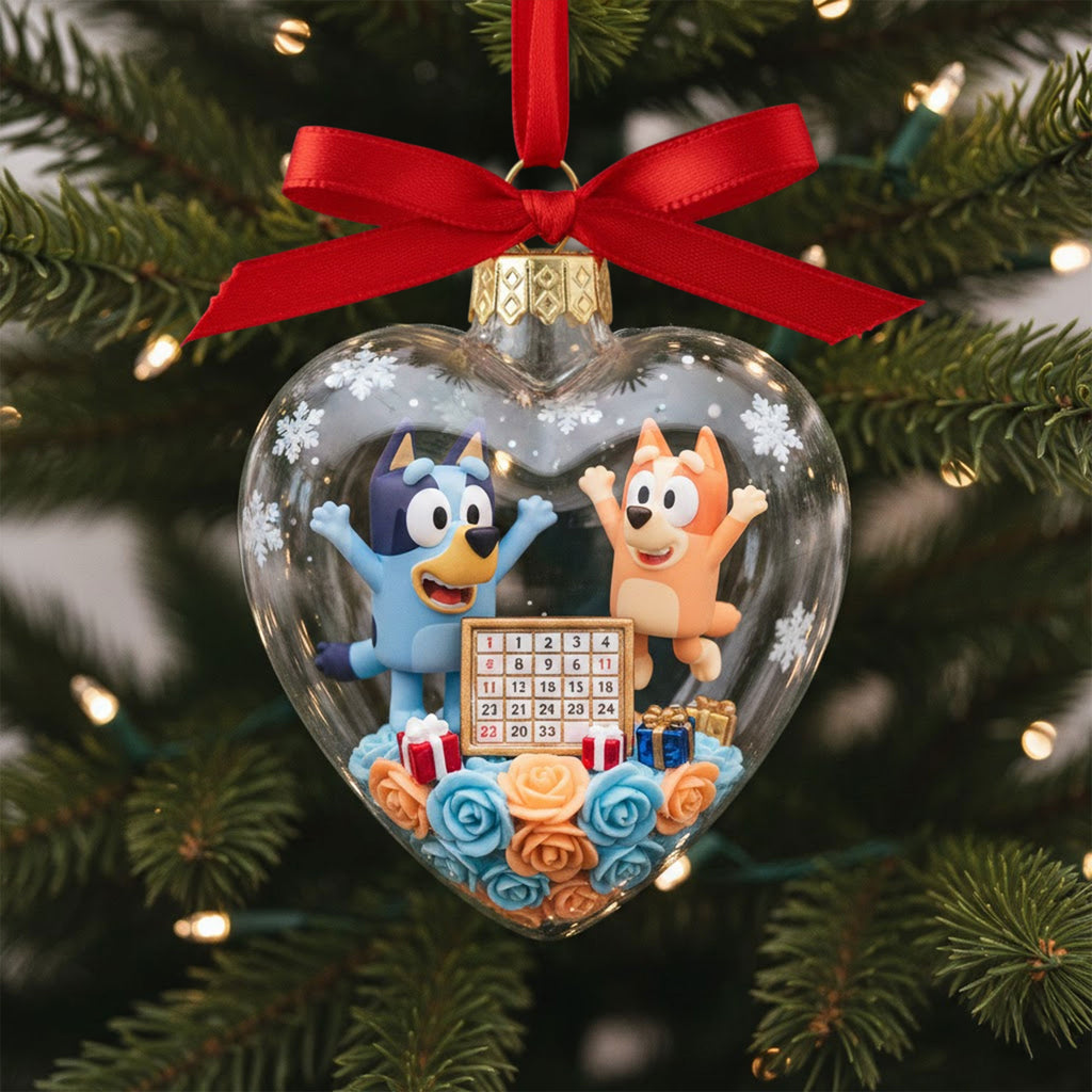 BLU Heart Ornament TNSM