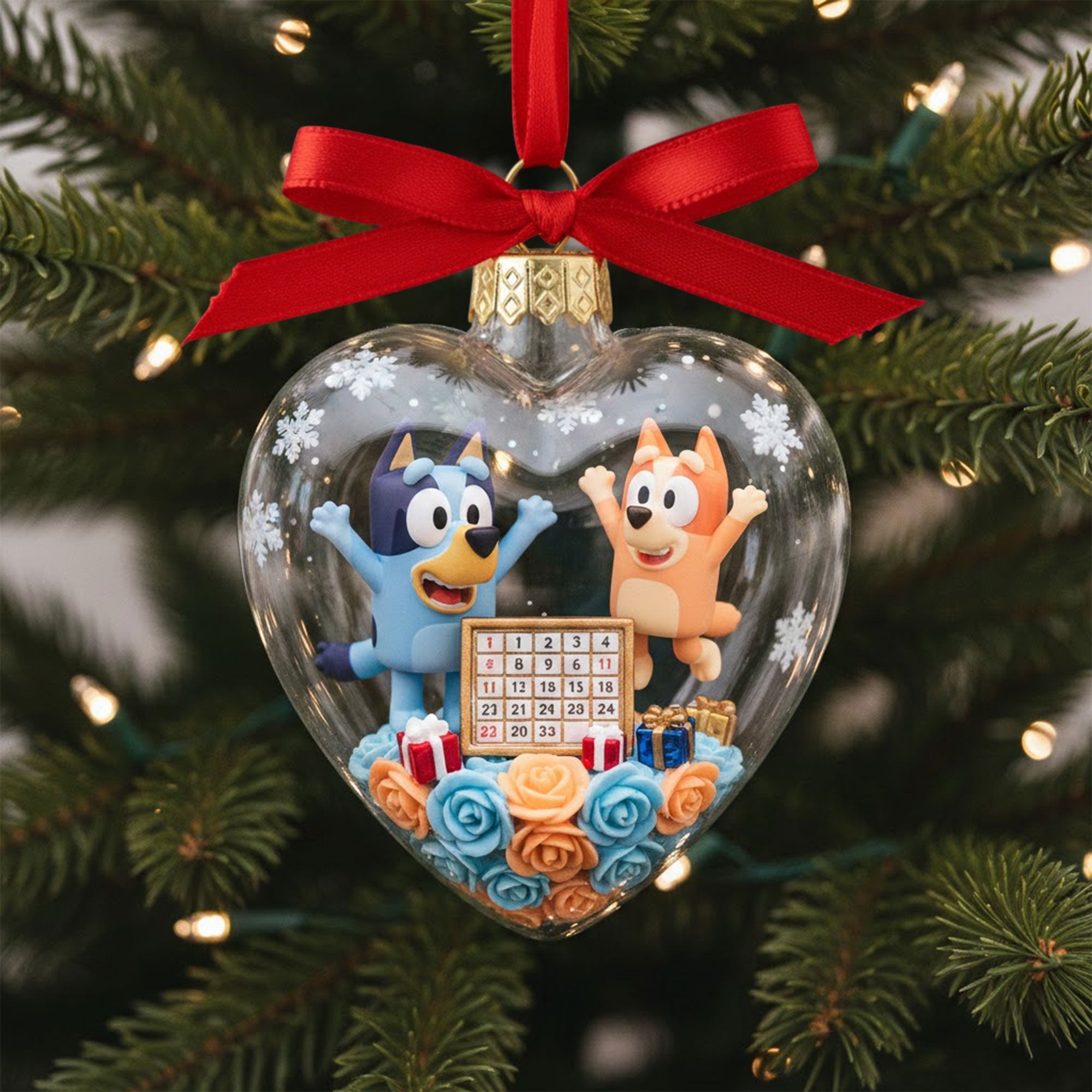 BLU Heart Ornament TNSM