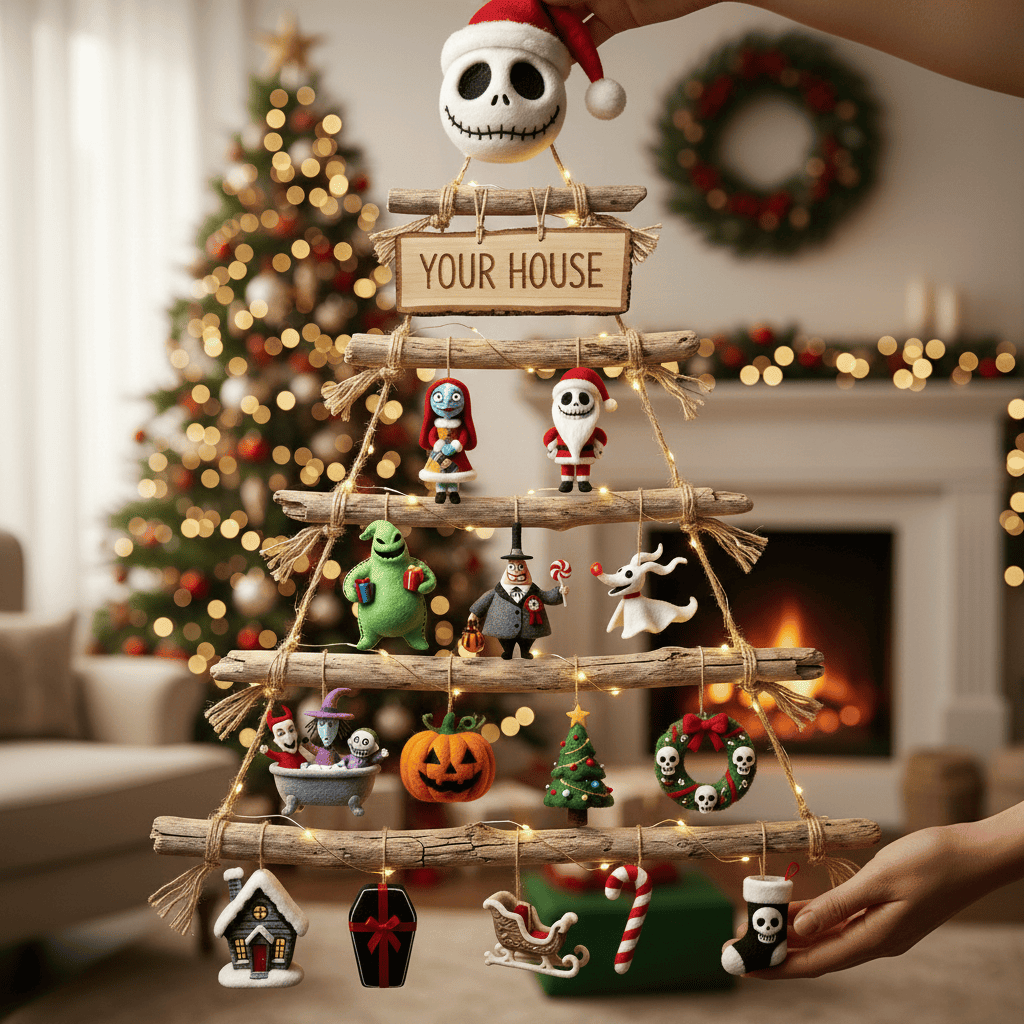 TNBC Premium Rustic Wall Christmas Tree HTTT