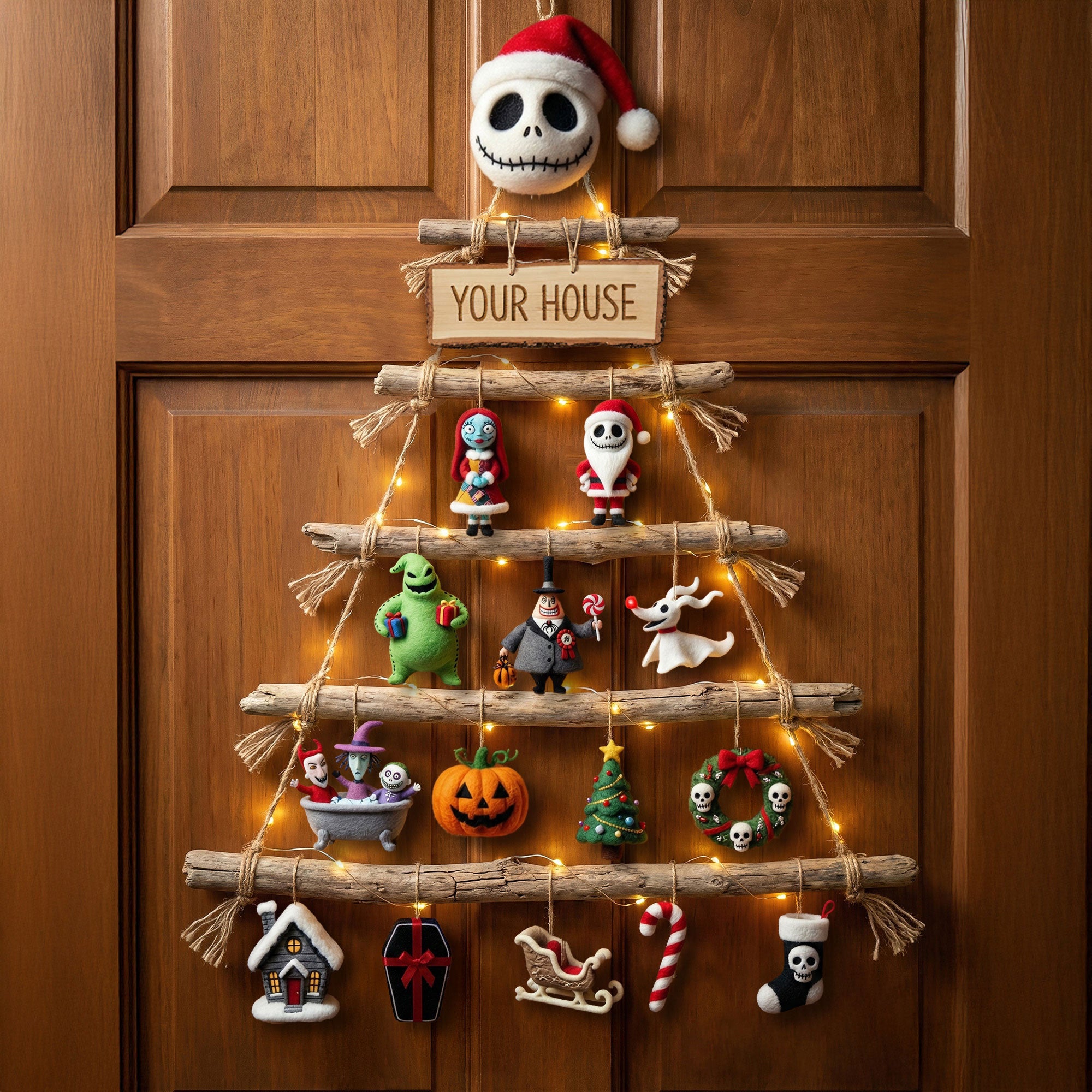 TNBC Premium Rustic Wall Christmas Tree HTTT