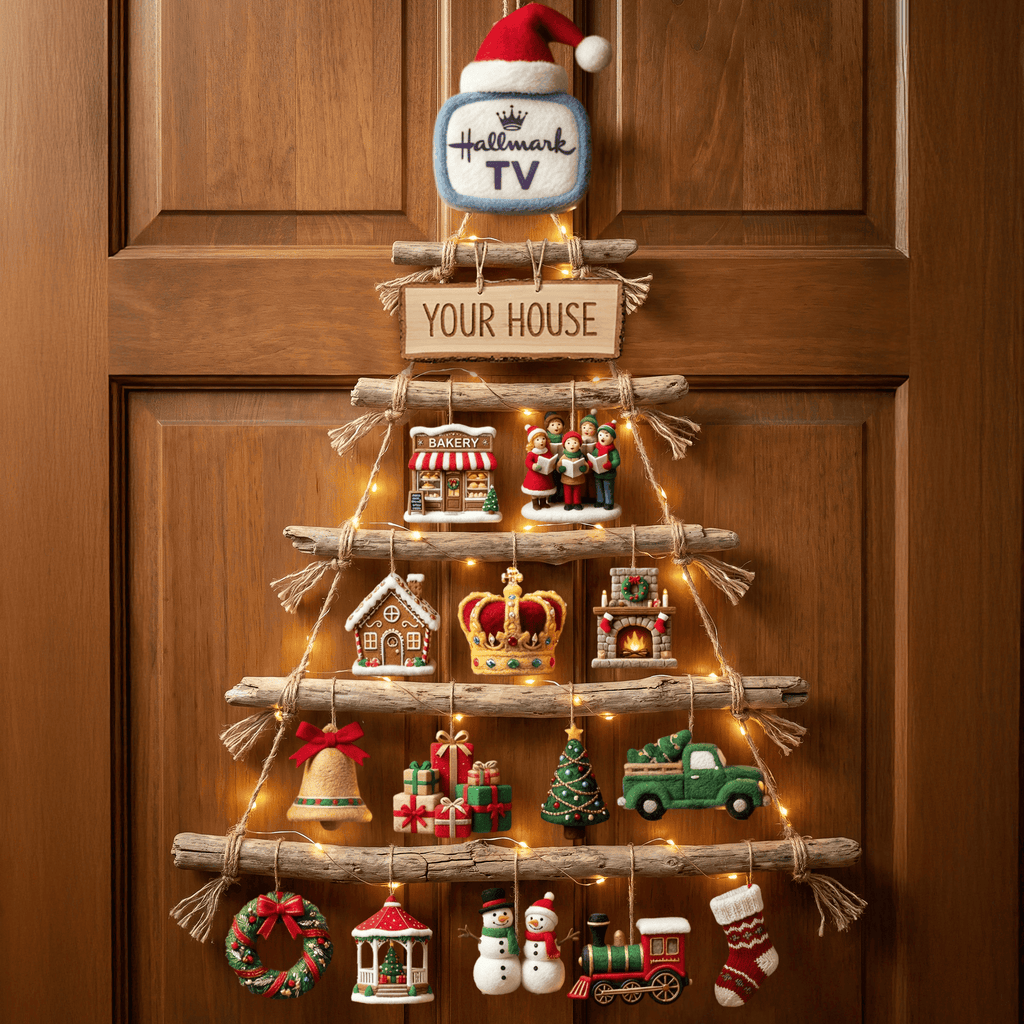 HMTV Premium Rustic Wall Christmas Tree HTTT