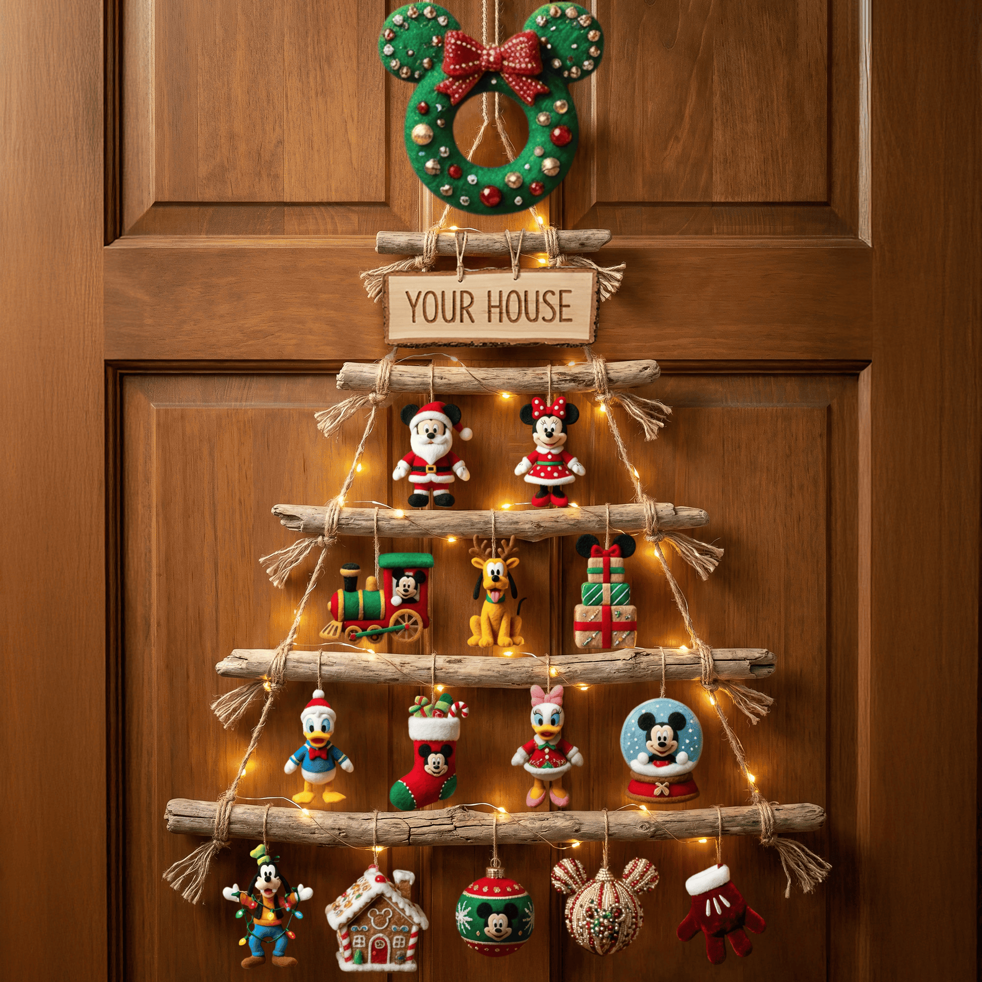 MICK Premium Rustic Wall Christmas Tree HTTT
