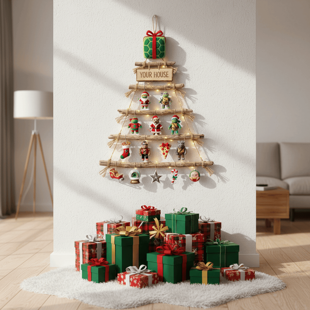 NJT Premium Rustic Wall Christmas Tree HTTT