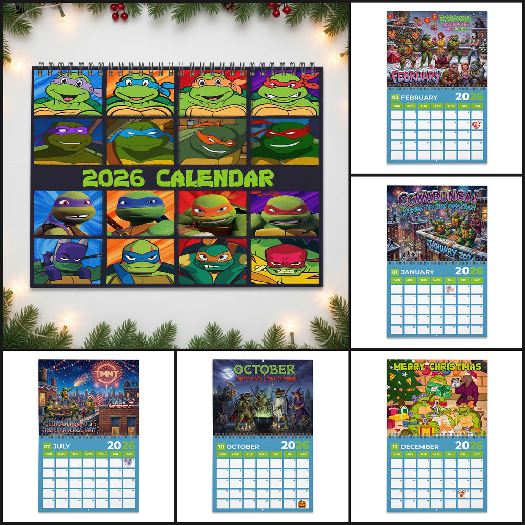 PREMIUM TMNT 2026 CALENDAR DAT