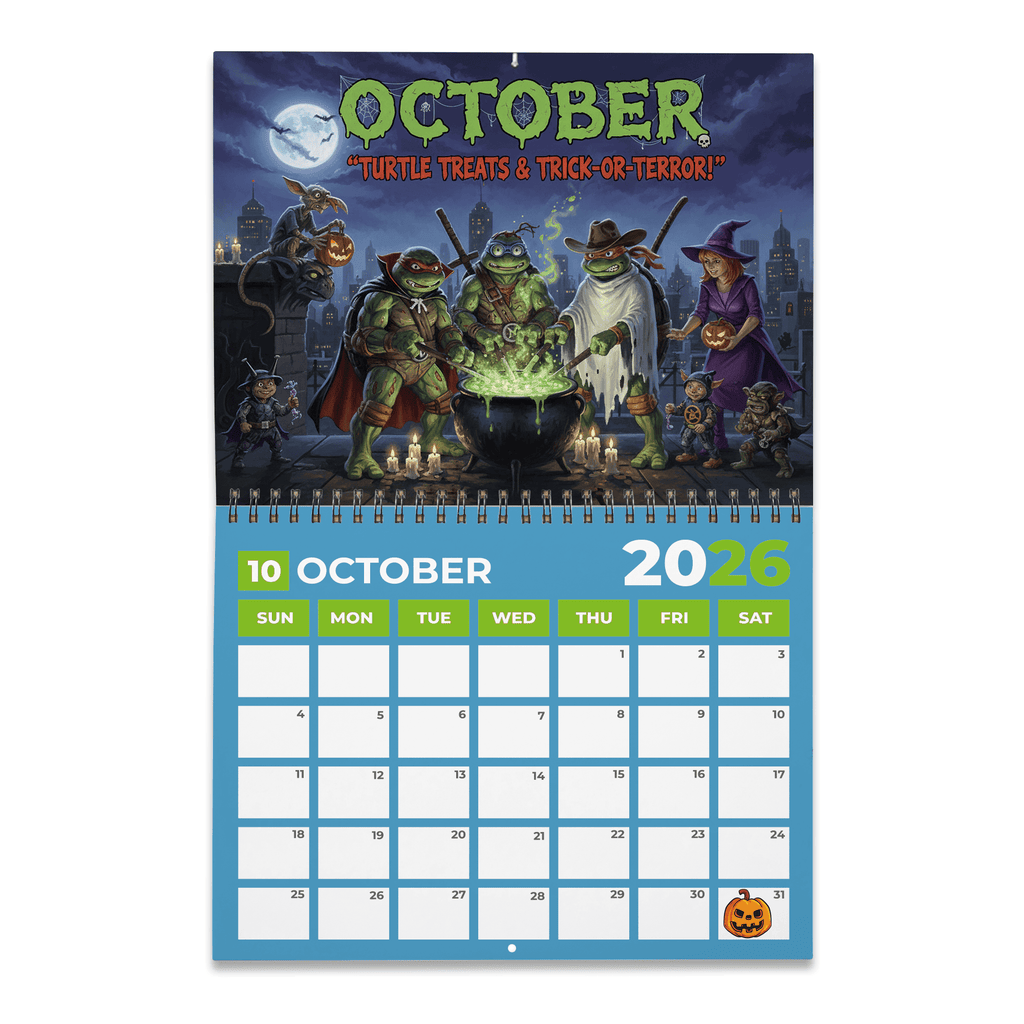 PREMIUM TMNT 2026 CALENDAR DAT