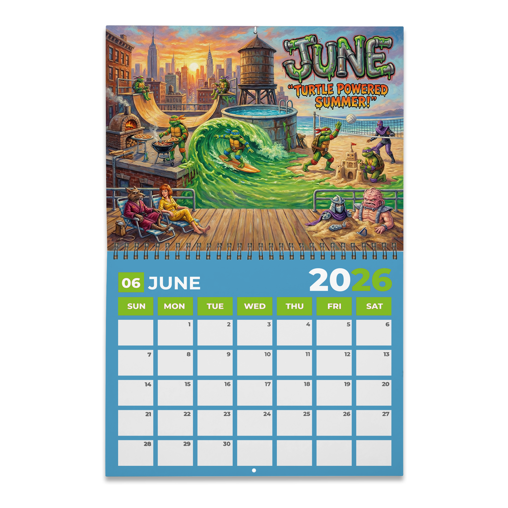 PREMIUM TMNT 2026 CALENDAR DAT