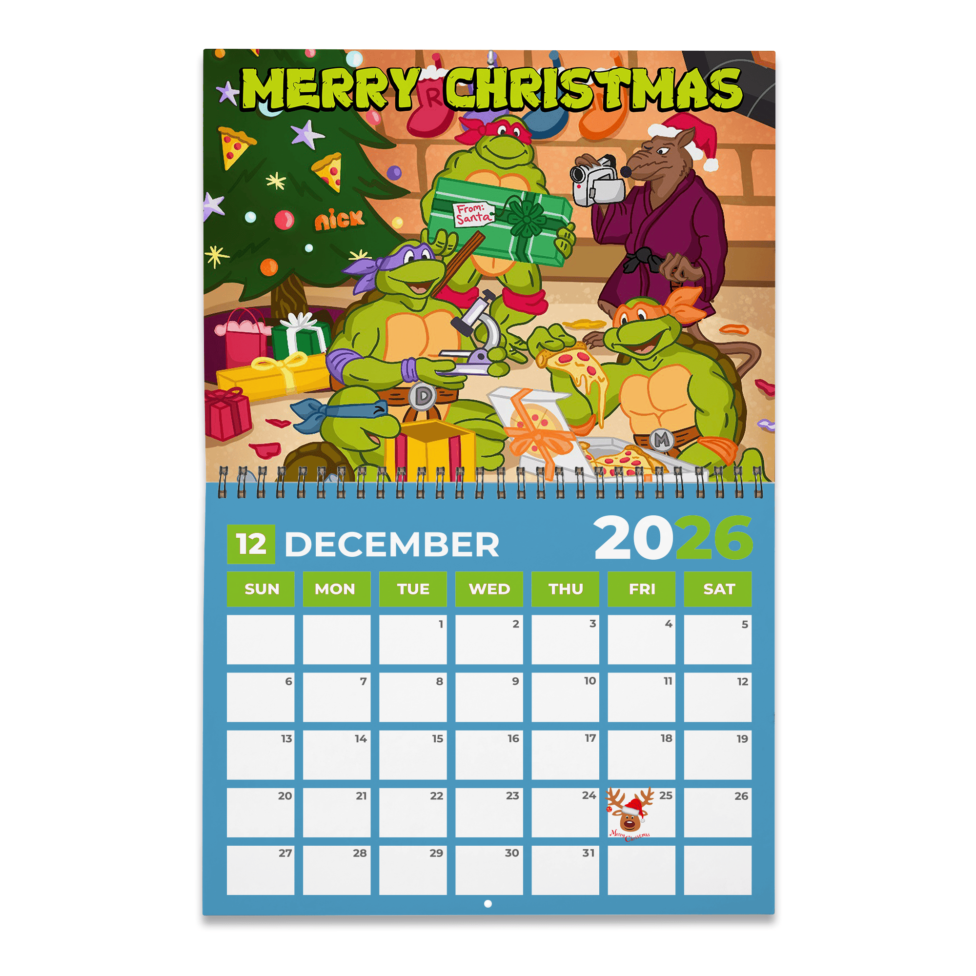 PREMIUM TMNT 2026 CALENDAR DAT