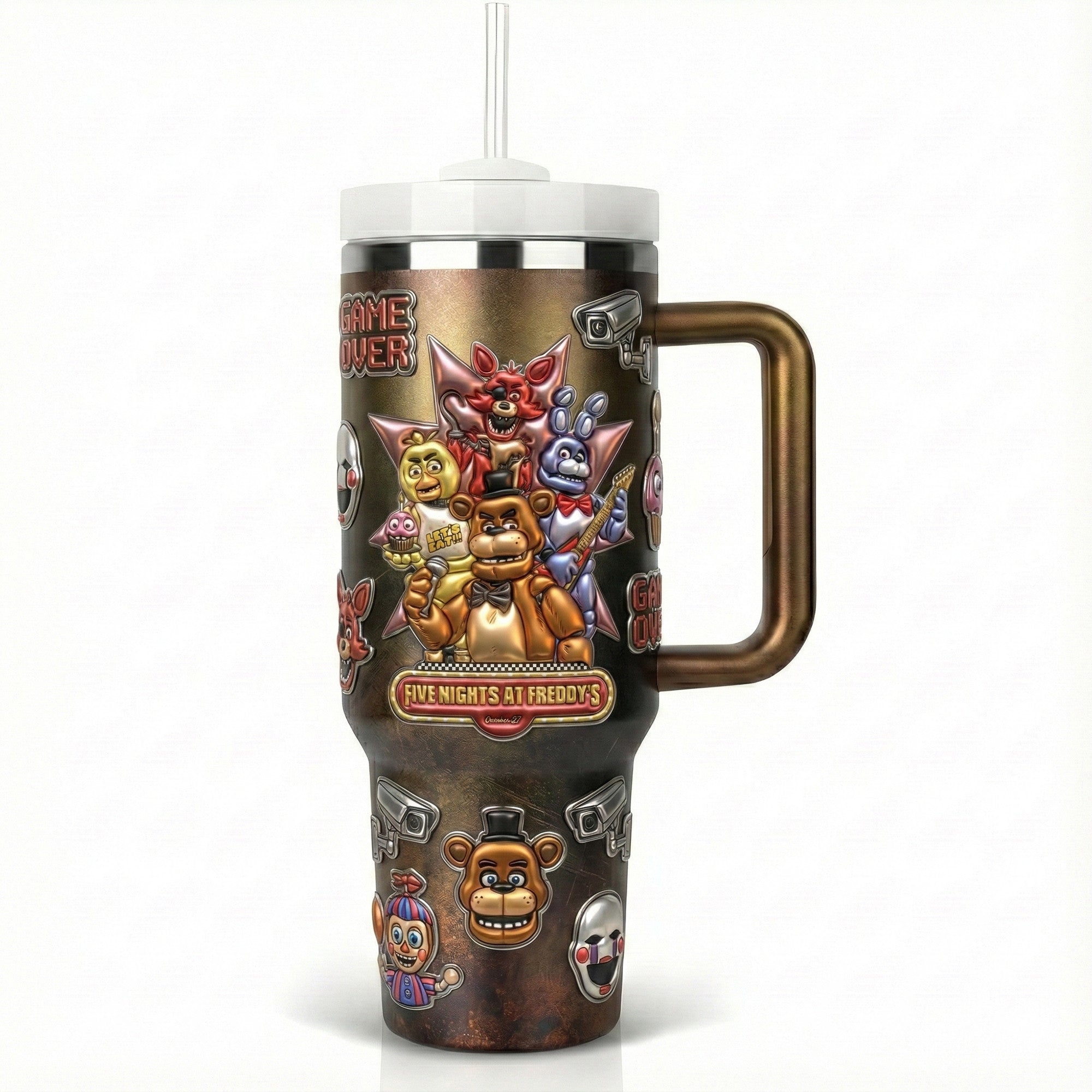 5NAF 40oz Tumbler With Handle LNTH