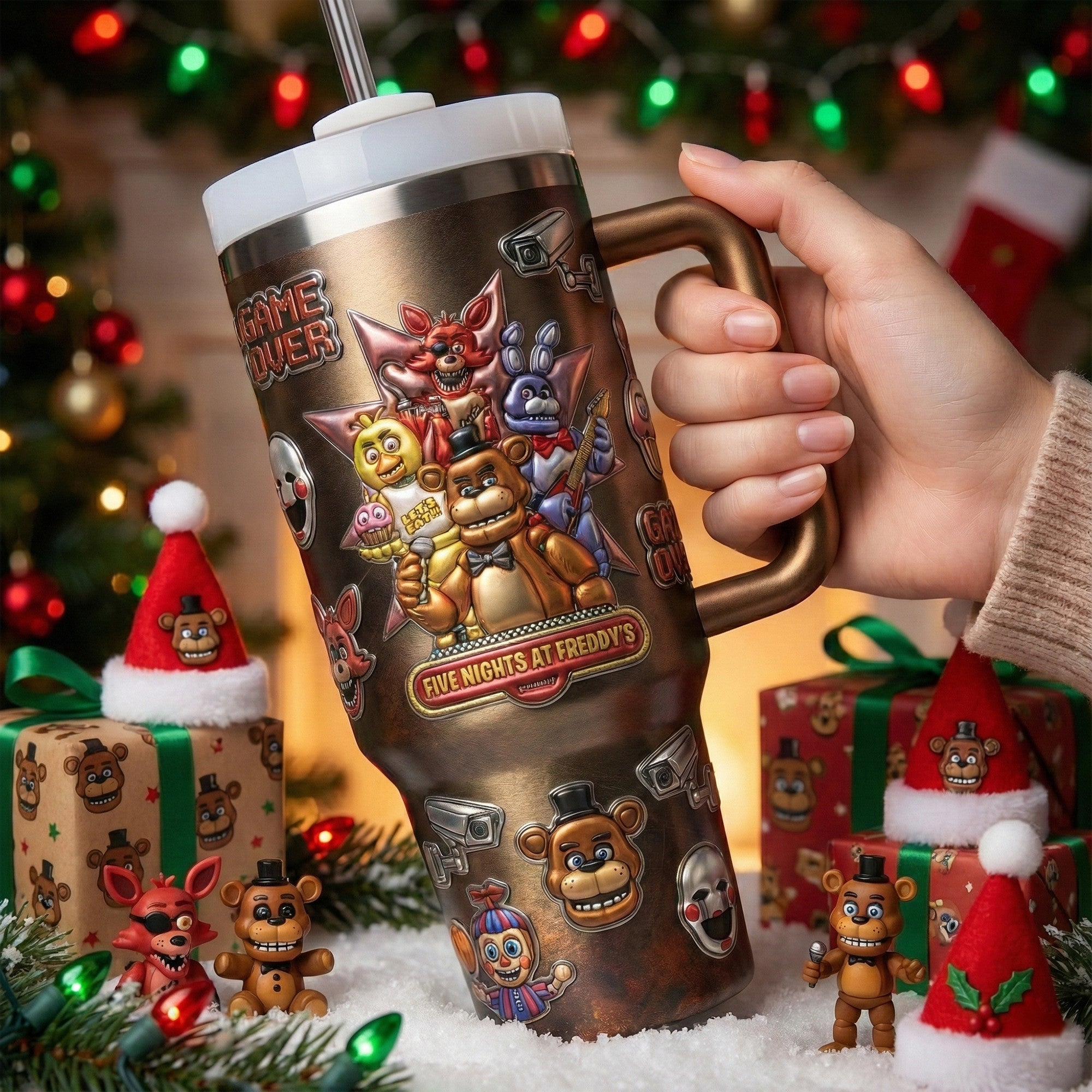 5NAF 40oz Tumbler With Handle LNTH