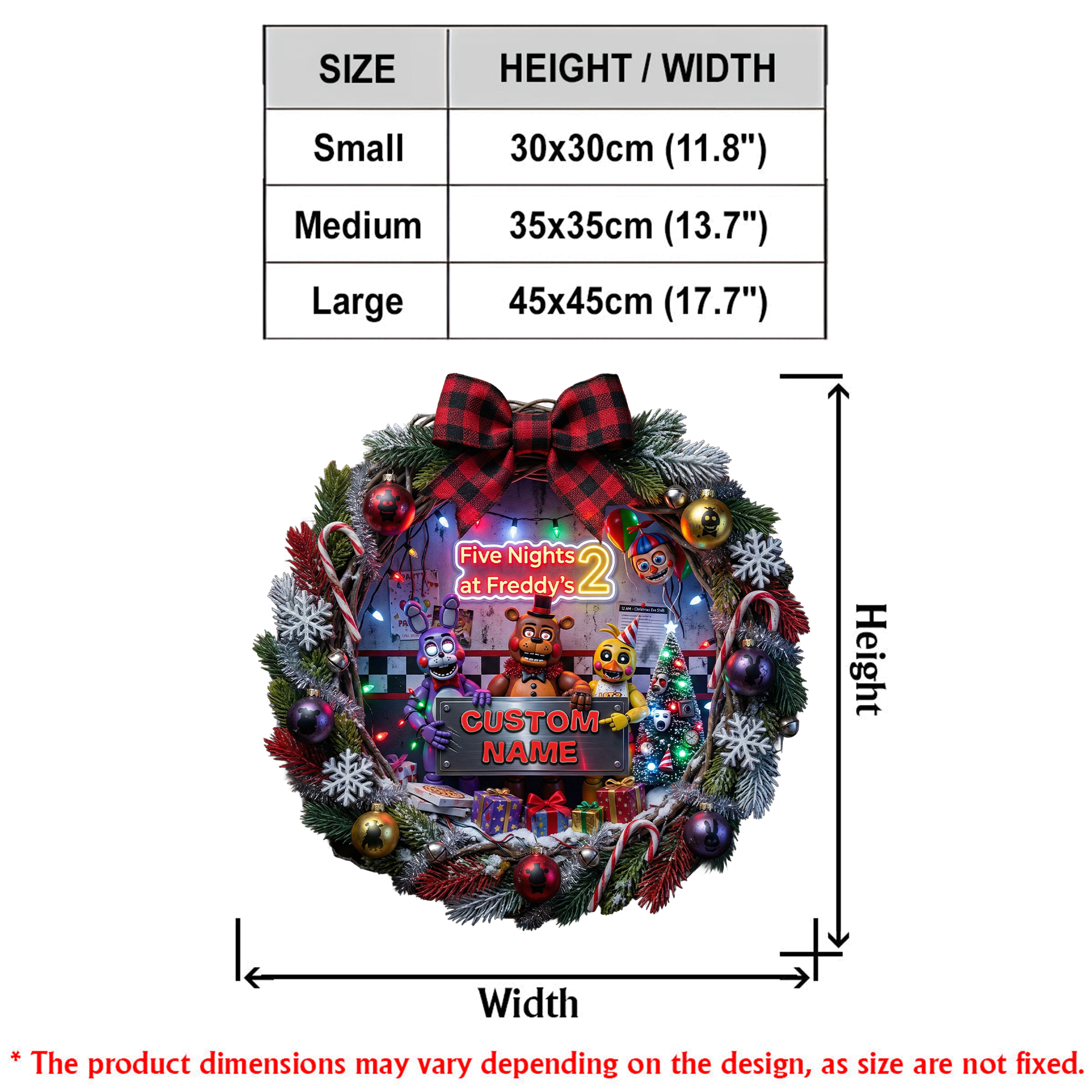 5NAF Decorative Wreath LNTH