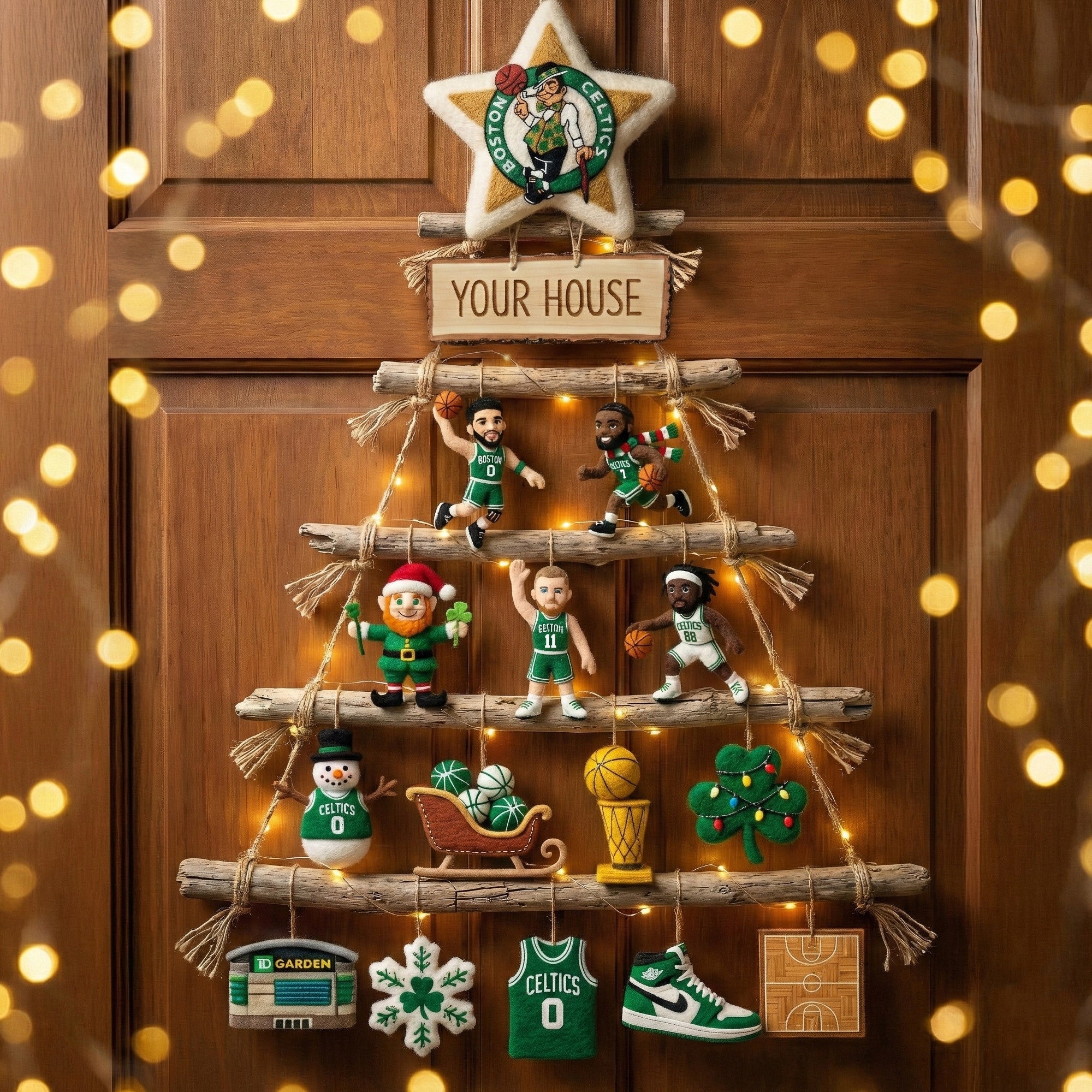 Premium BNCS Rustic Christmas Wall Tree NTD