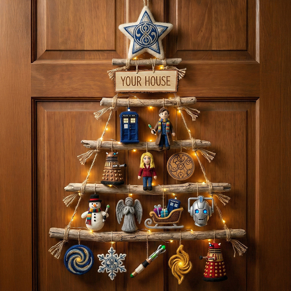Premium DTW Rustic Christmas Wall Tree NTD