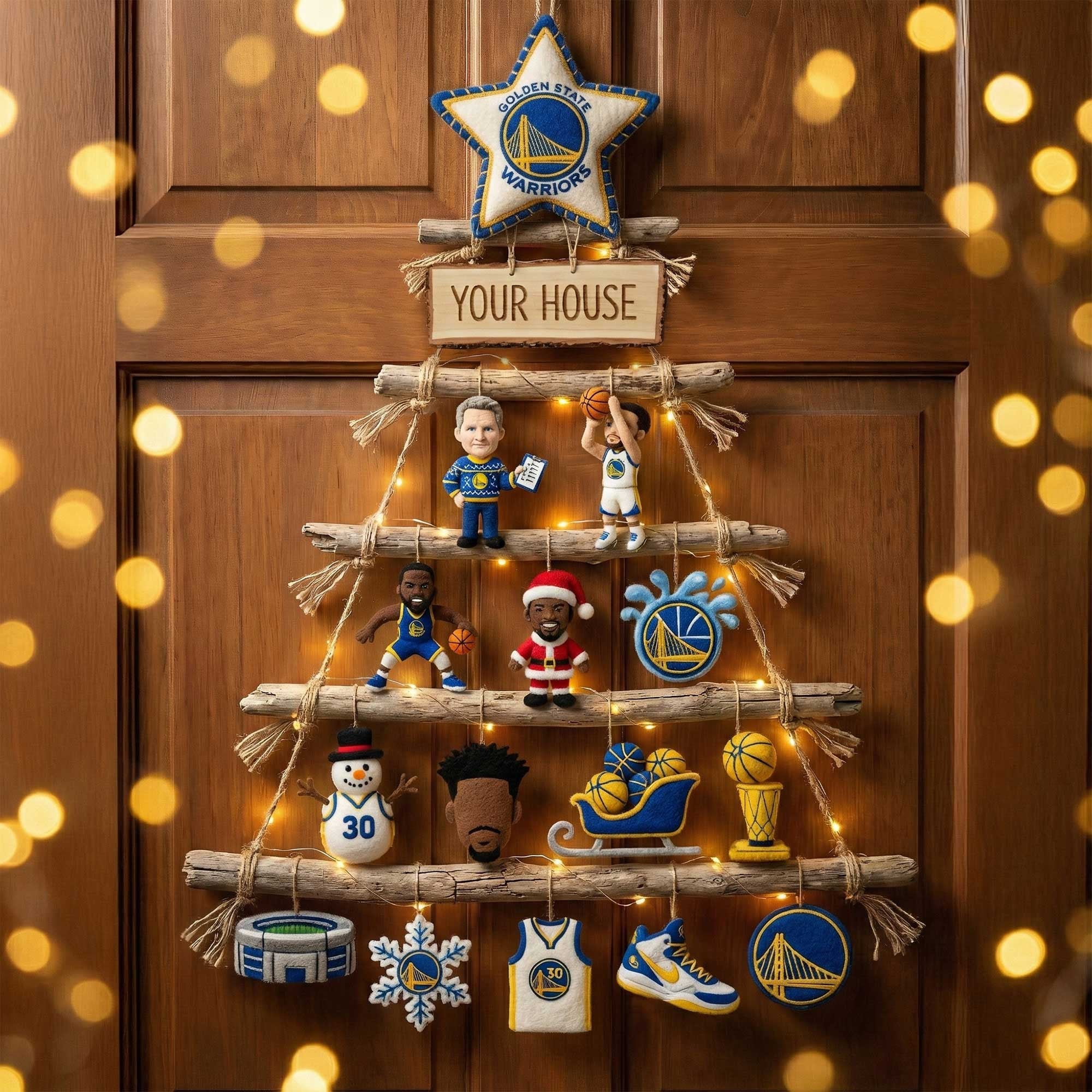 Premium GSW Rustic Christmas Wall Tree NTD