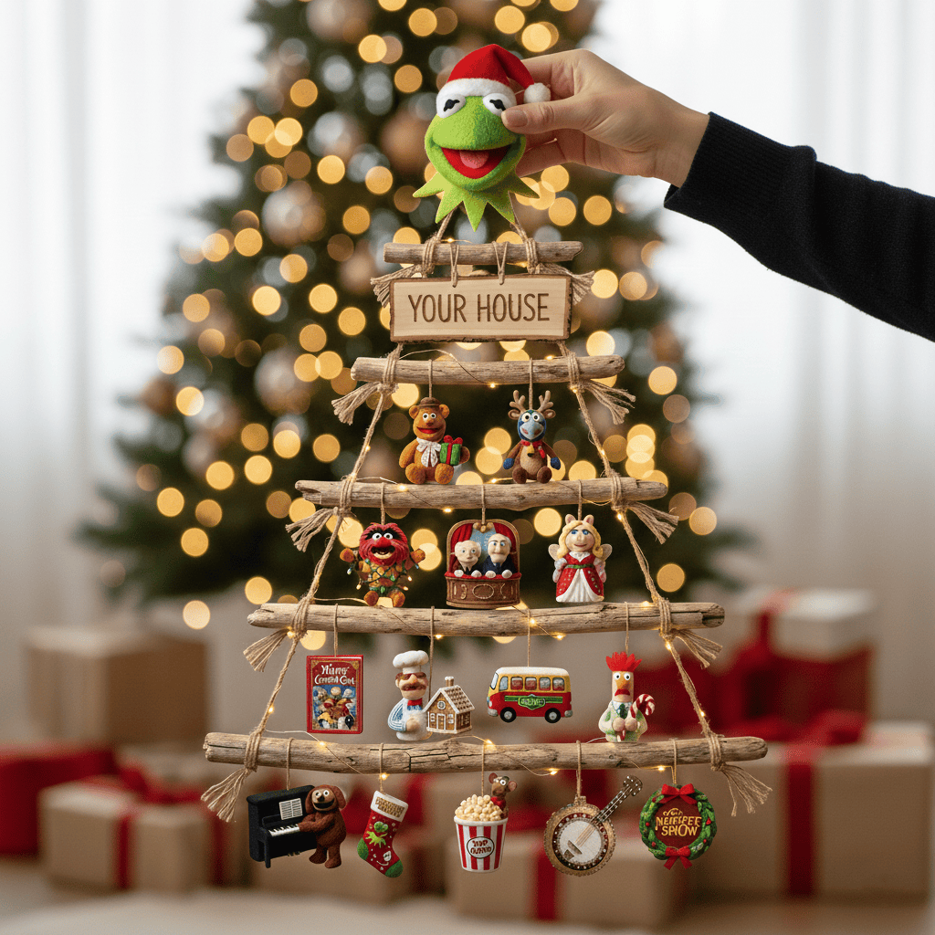 TMP Premium Rustic Wall Christmas Tree HTTT